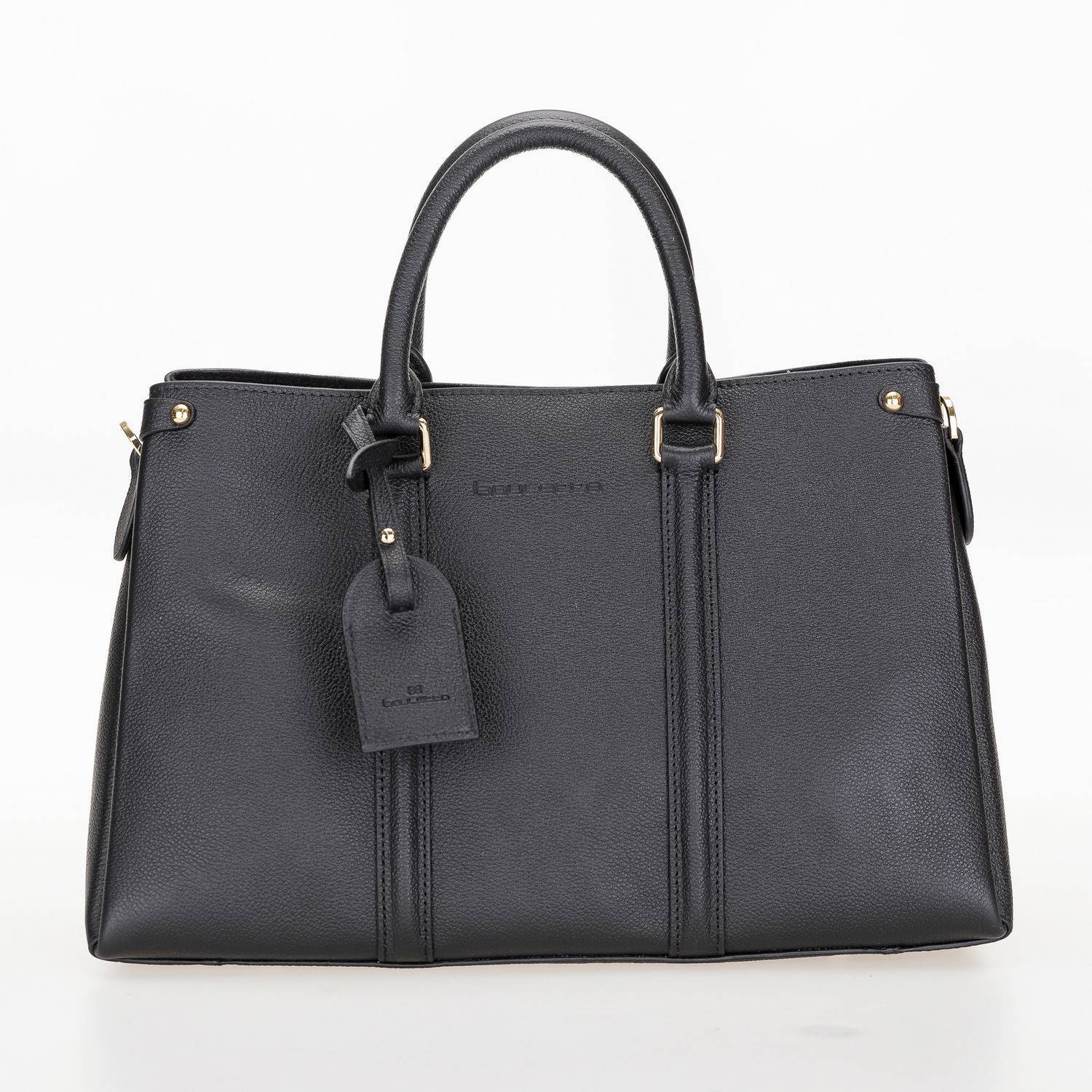 Handbag Lara Medium Leather Women’s Handbag | Women's Bag - Black Color Bouletta Case