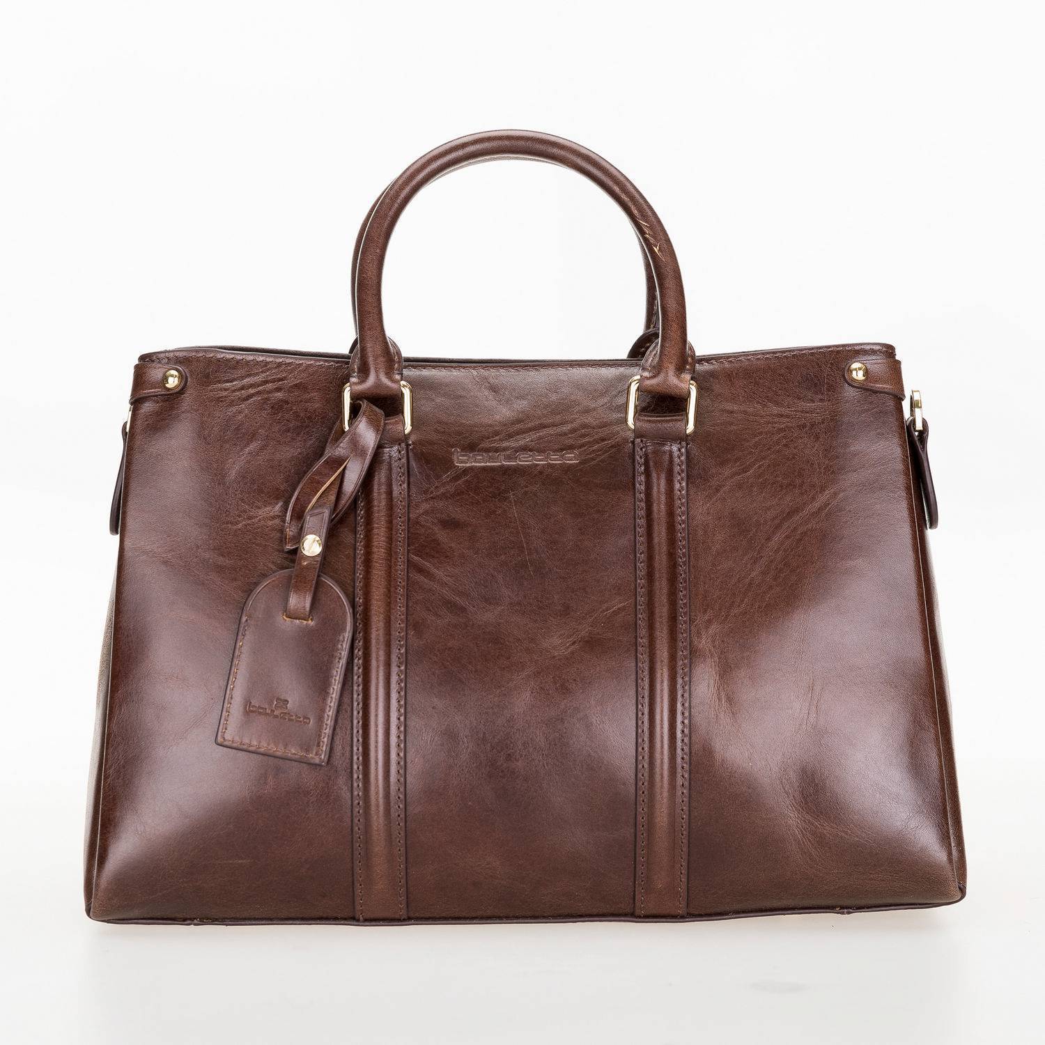 Handbag Lara Medium Leather Women’s Handbag | Women's Bag - Brown Color Bouletta Case