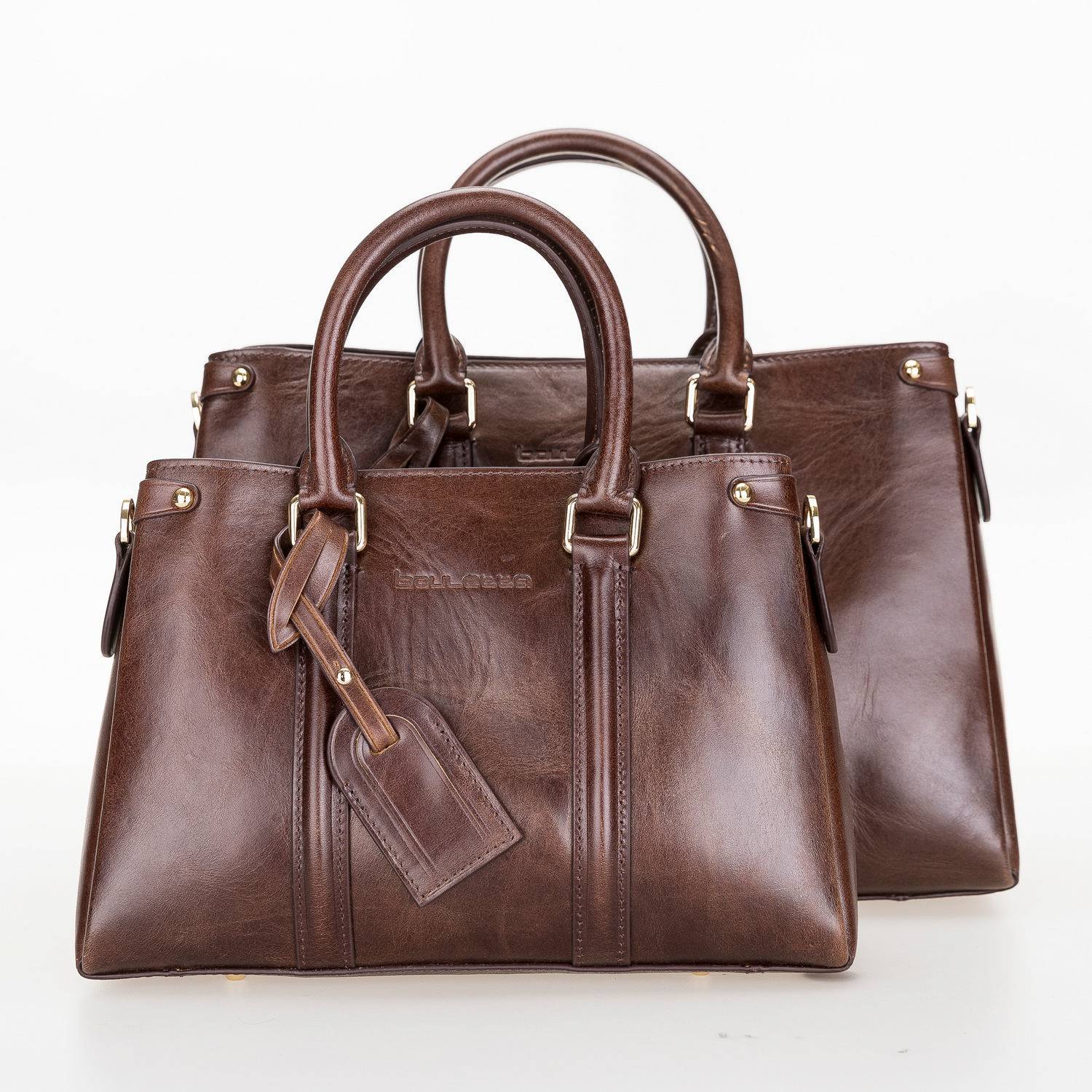Handbag Lara Medium Leather Women’s Handbag | Women's Bag - Brown Color Bouletta Shop