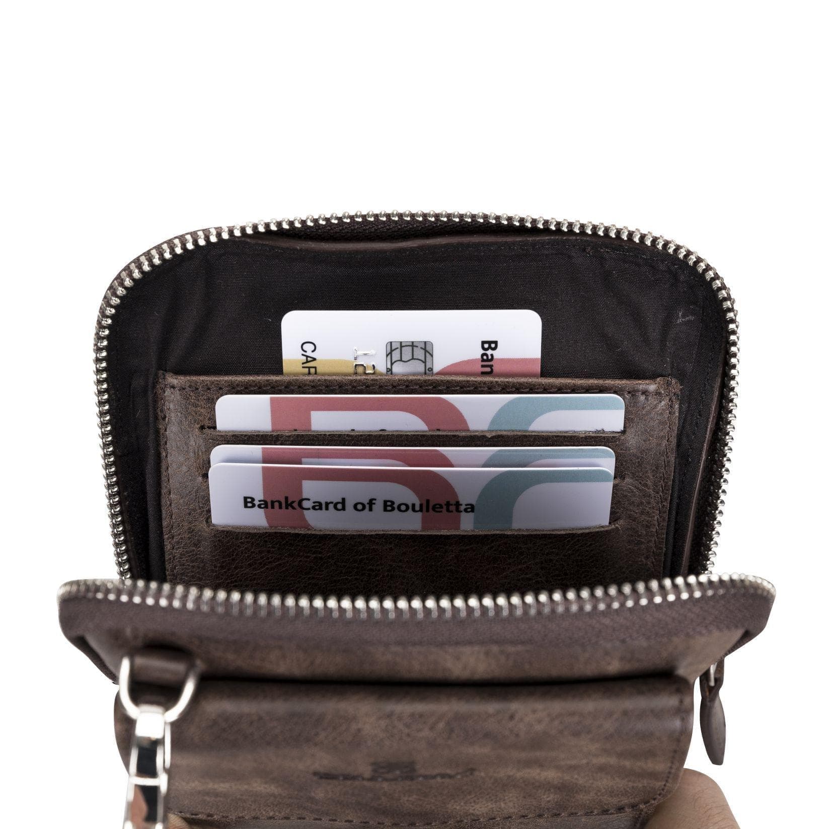 Nino Leather Crossbody Bag - Universal Wallet Case for Phones Bouletta LTD