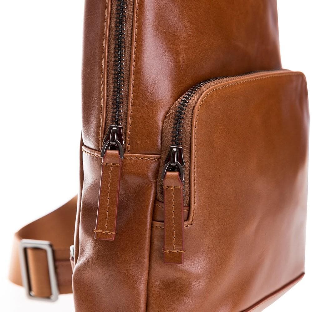 Priene Crossbody Style Genuine Leather Bag for Women's and Men's Bouletta LTD