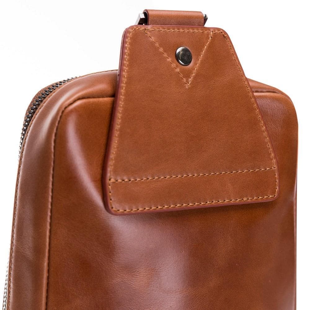 Priene Crossbody Style Genuine Leather Bag for Women's and Men's Bouletta LTD