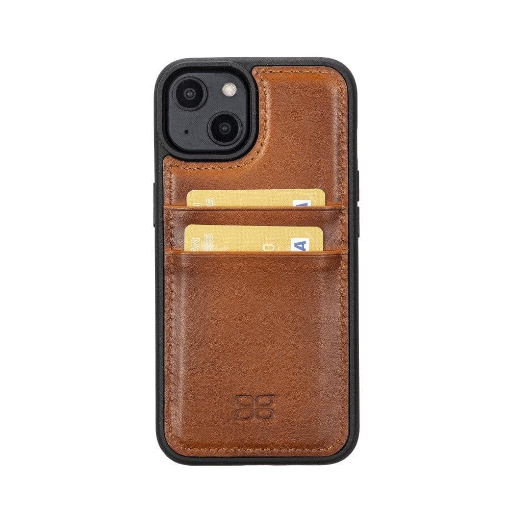 Leather Case for iPhone 15 Series with Card Holder Bouletta LTD