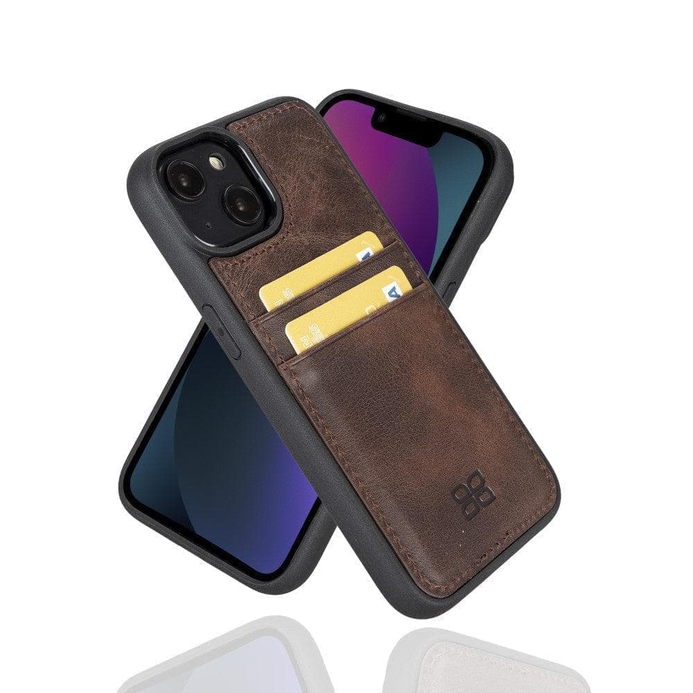 Leather Case for iPhone 15 Series with Card Holder Bouletta LTD