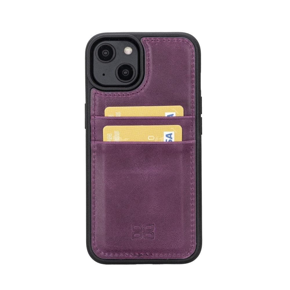 Leather Case for iPhone 15 Series with Card Holder Bouletta LTD