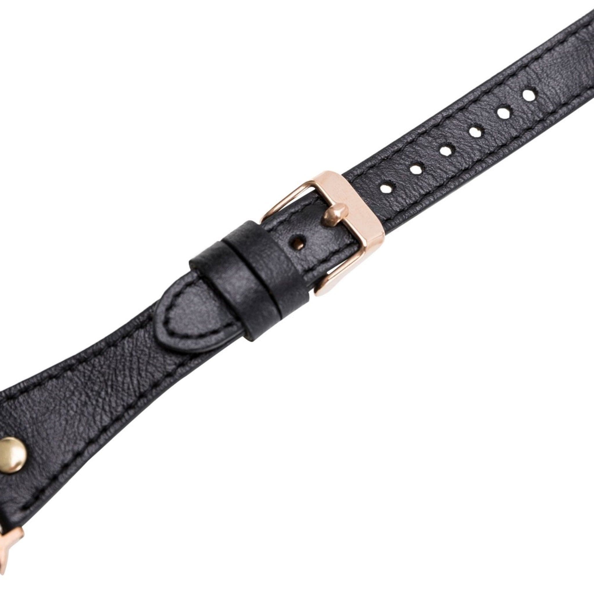 Leeds Double Tour Slim with Gold Bead Apple Watch Leather Straps Bouletta LTD