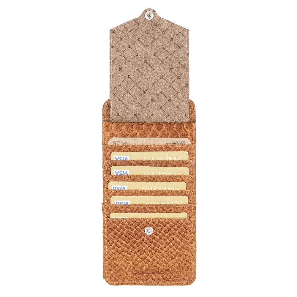 Marlo Leather Universal Phone Case Snake Tan Bouletta LTD