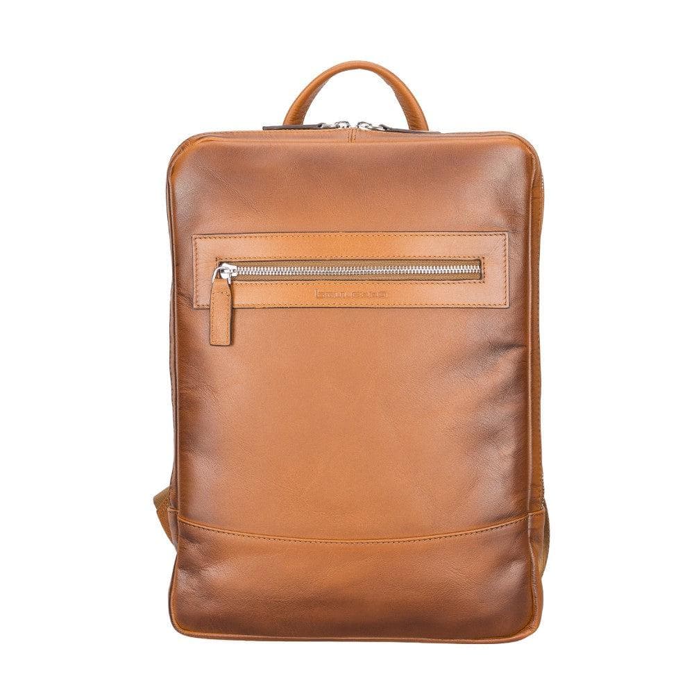 Marlow Leather Backpack Rustic Tan Bouletta Shop