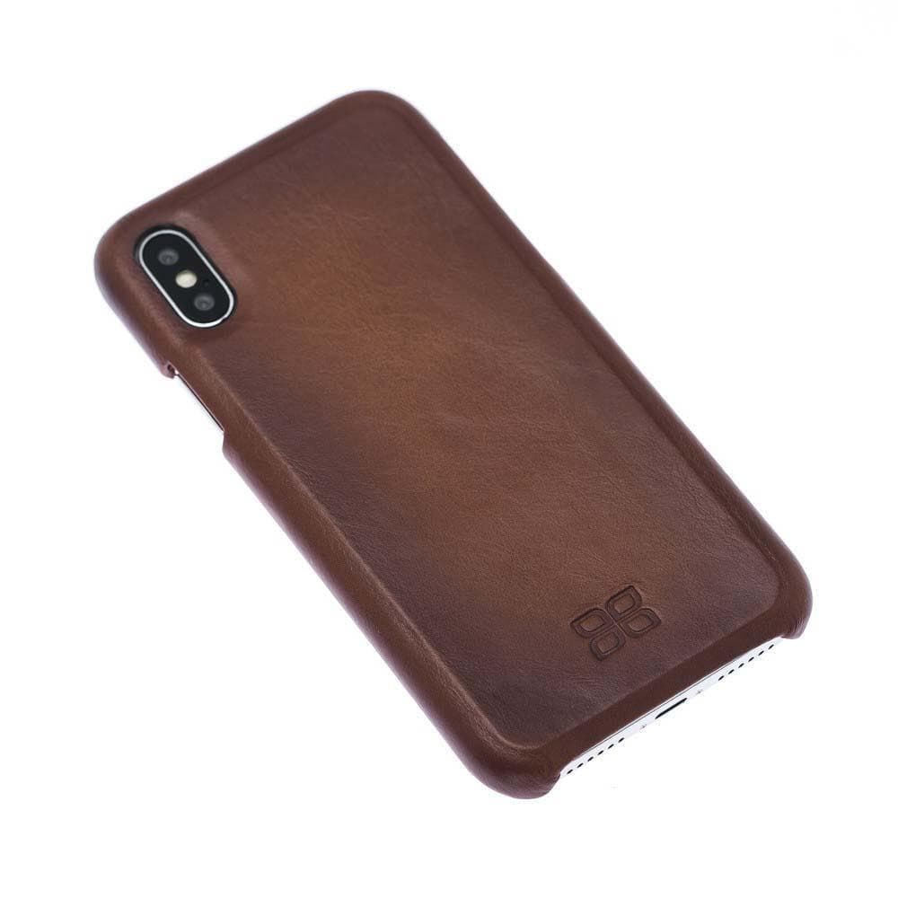 Apple iPhone X and iPhone XS Full Covered Genuine Leather Case Bouletta LTD