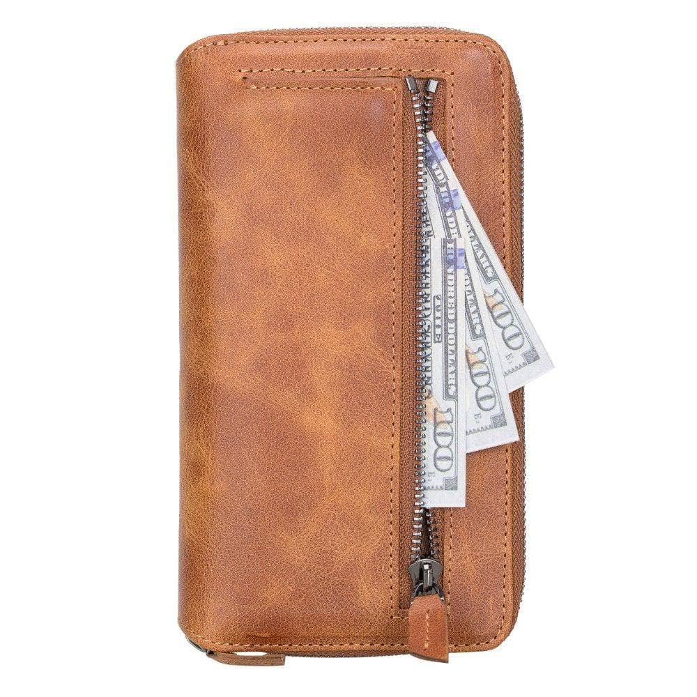 Detachable Leather Zipper Wallet Cases for Apple iPhone 13 Series Bouletta LTD