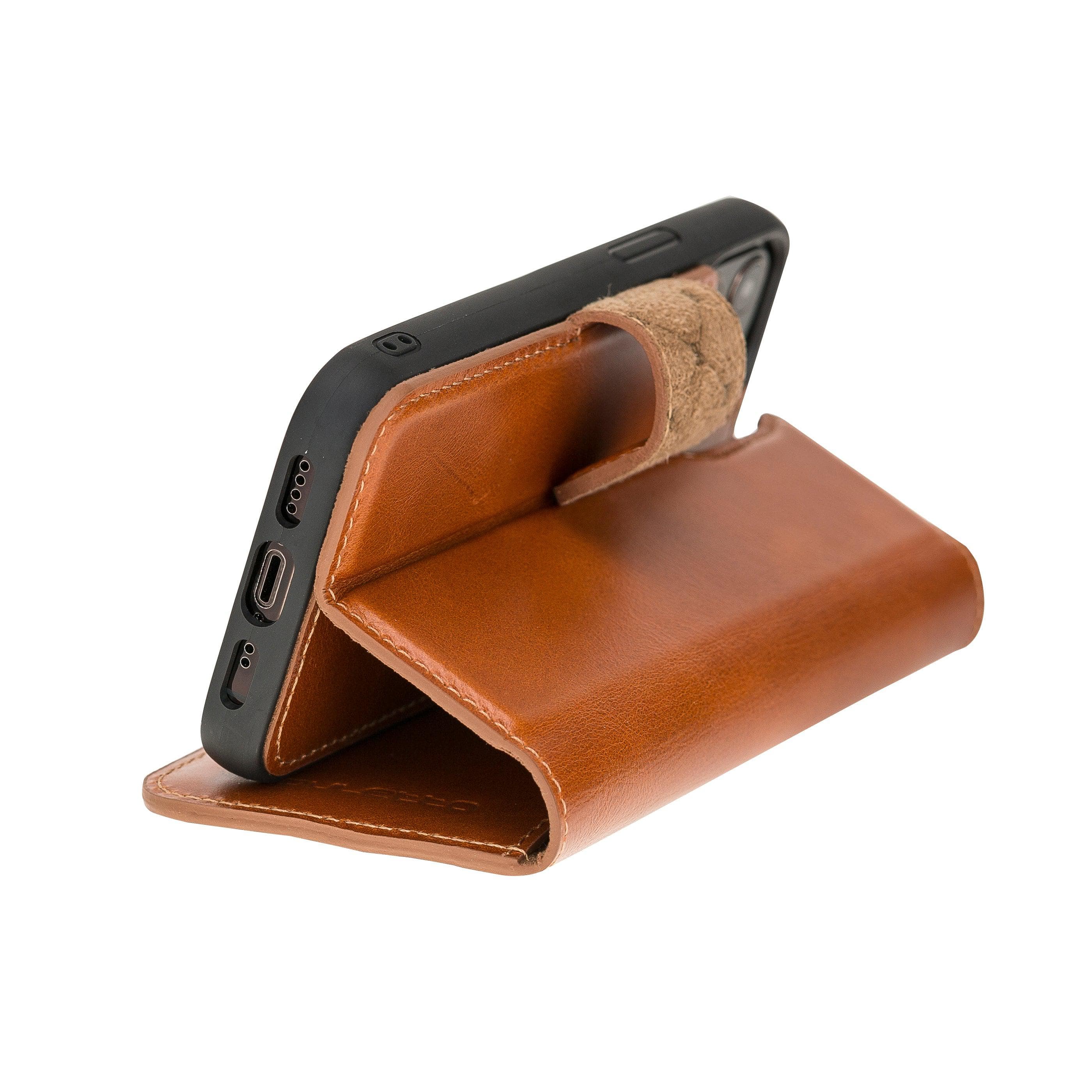 Mobile Phone Cases Detachable Magnetic Leather Wallet Cases for Apple İphone 12 Series Bouletta Shop