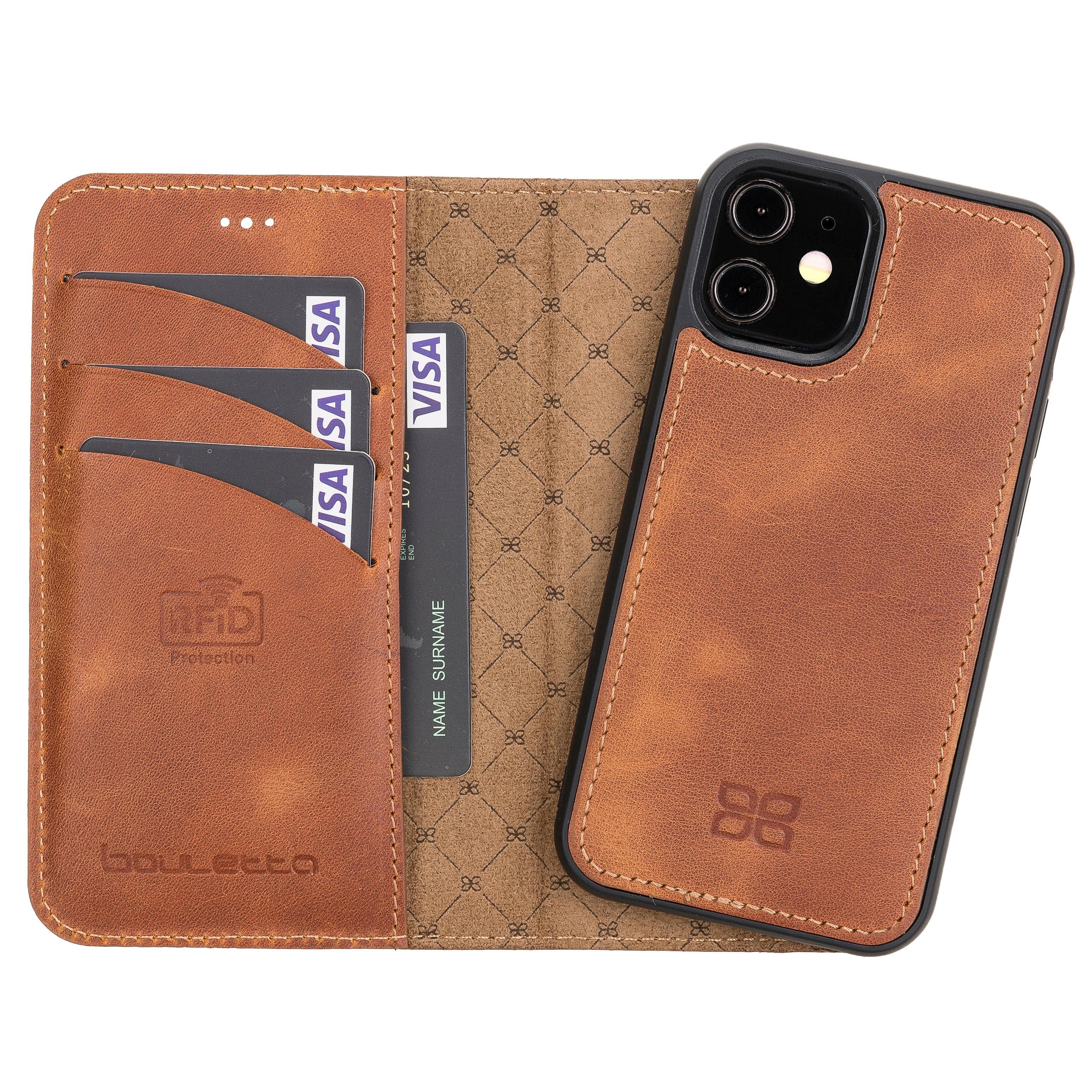 Mobile Phone Cases Detachable Magnetic Leather Wallet Cases for Apple İphone 12 Series Bouletta Shop