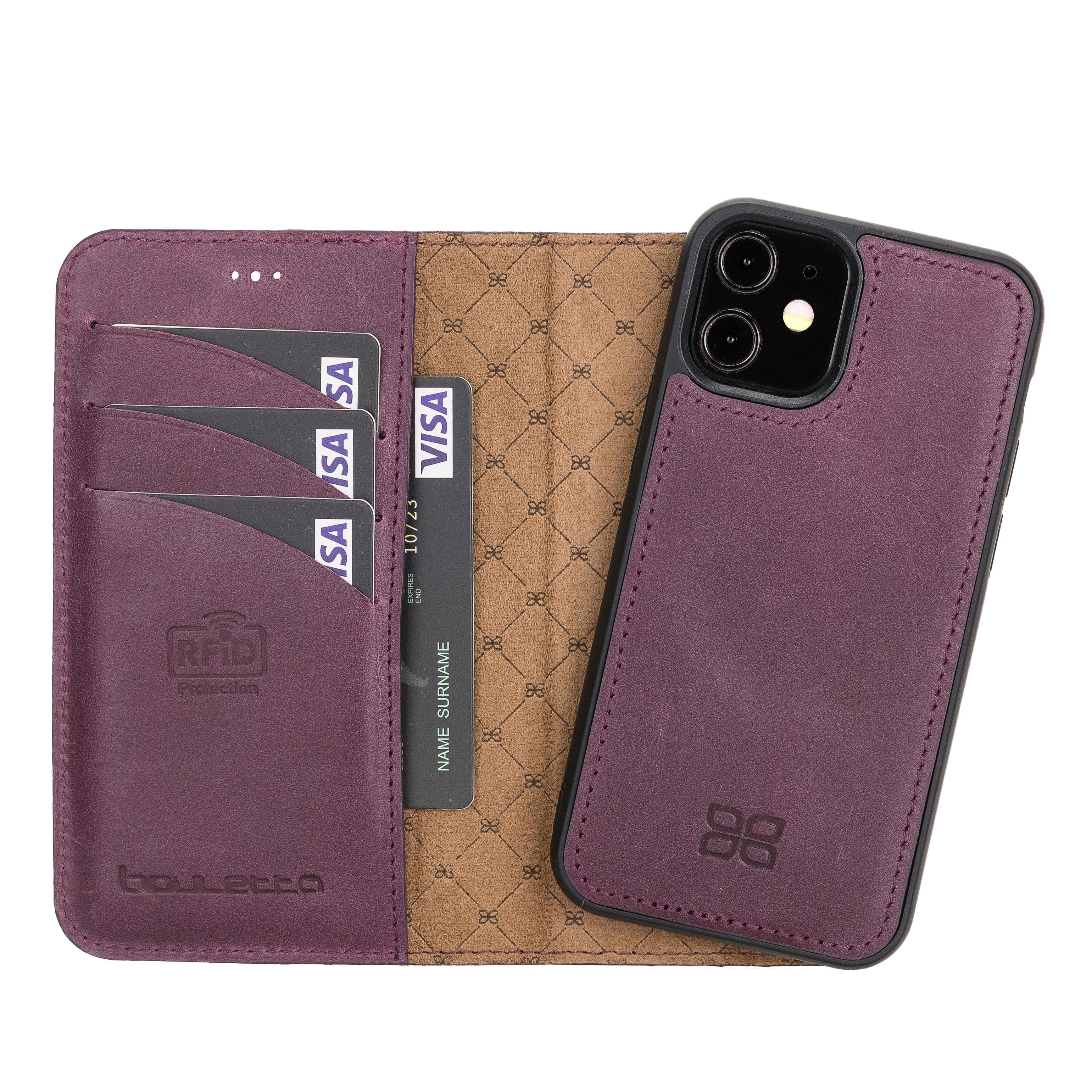 Mobile Phone Cases Detachable Magnetic Leather Wallet Cases for Apple İphone 12 Series Bouletta Shop