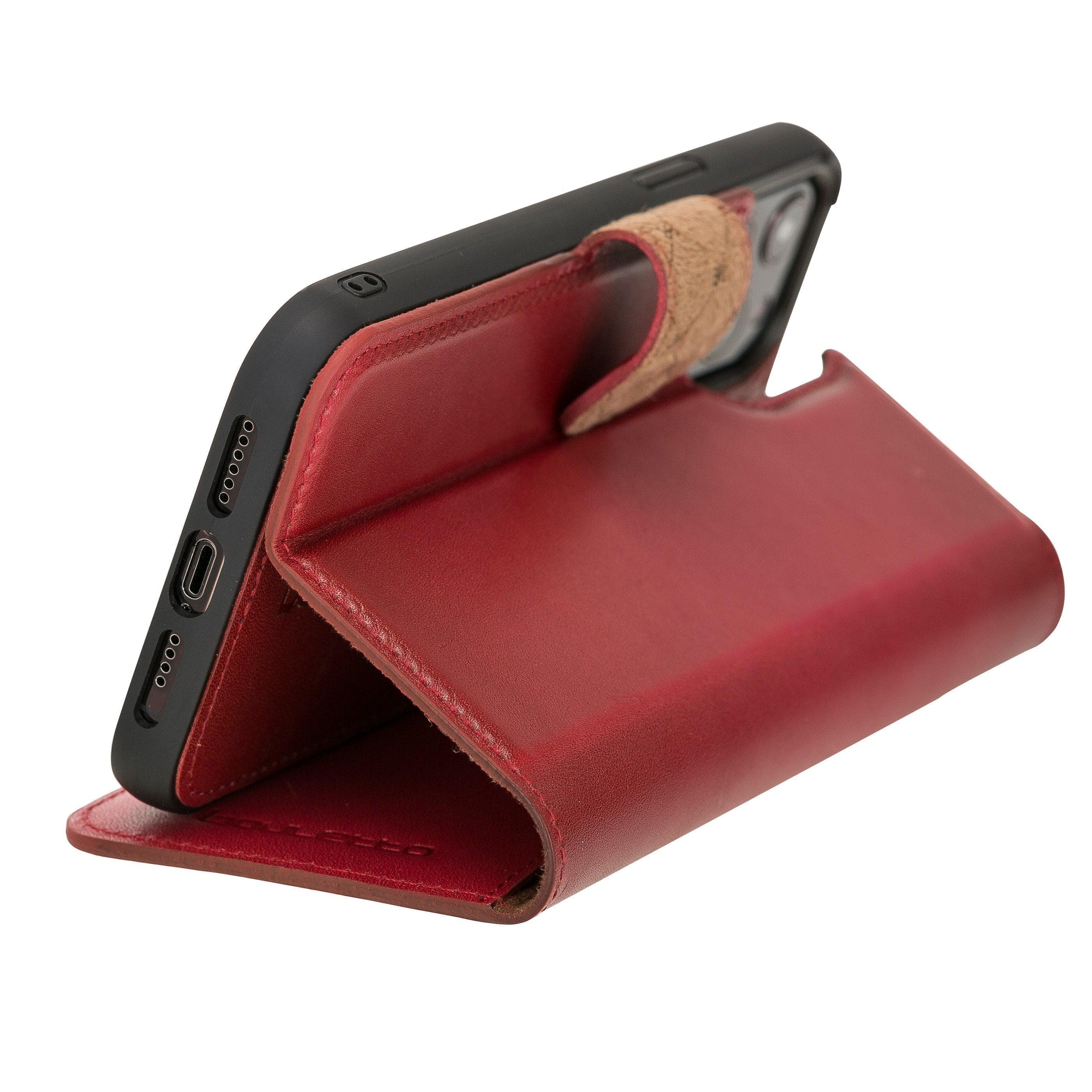 Mobile Phone Cases Detachable Magnetic Leather Wallet Cases for Apple İphone 12 Series Bouletta Shop