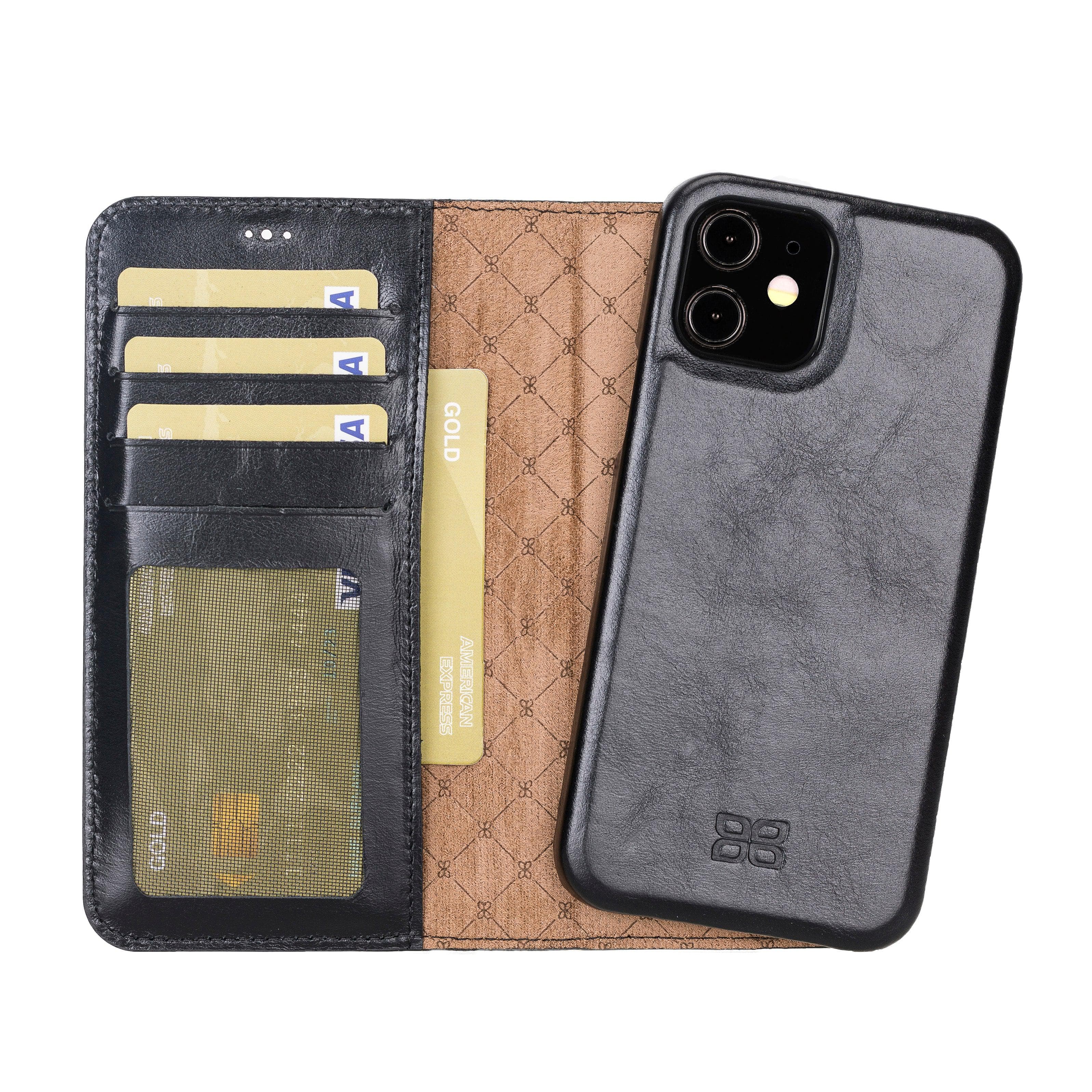 Mobile Phone Cases F360 Magnetic Detachable Leather Wallet Cases for Apple İphone 12 Series Bouletta Shop