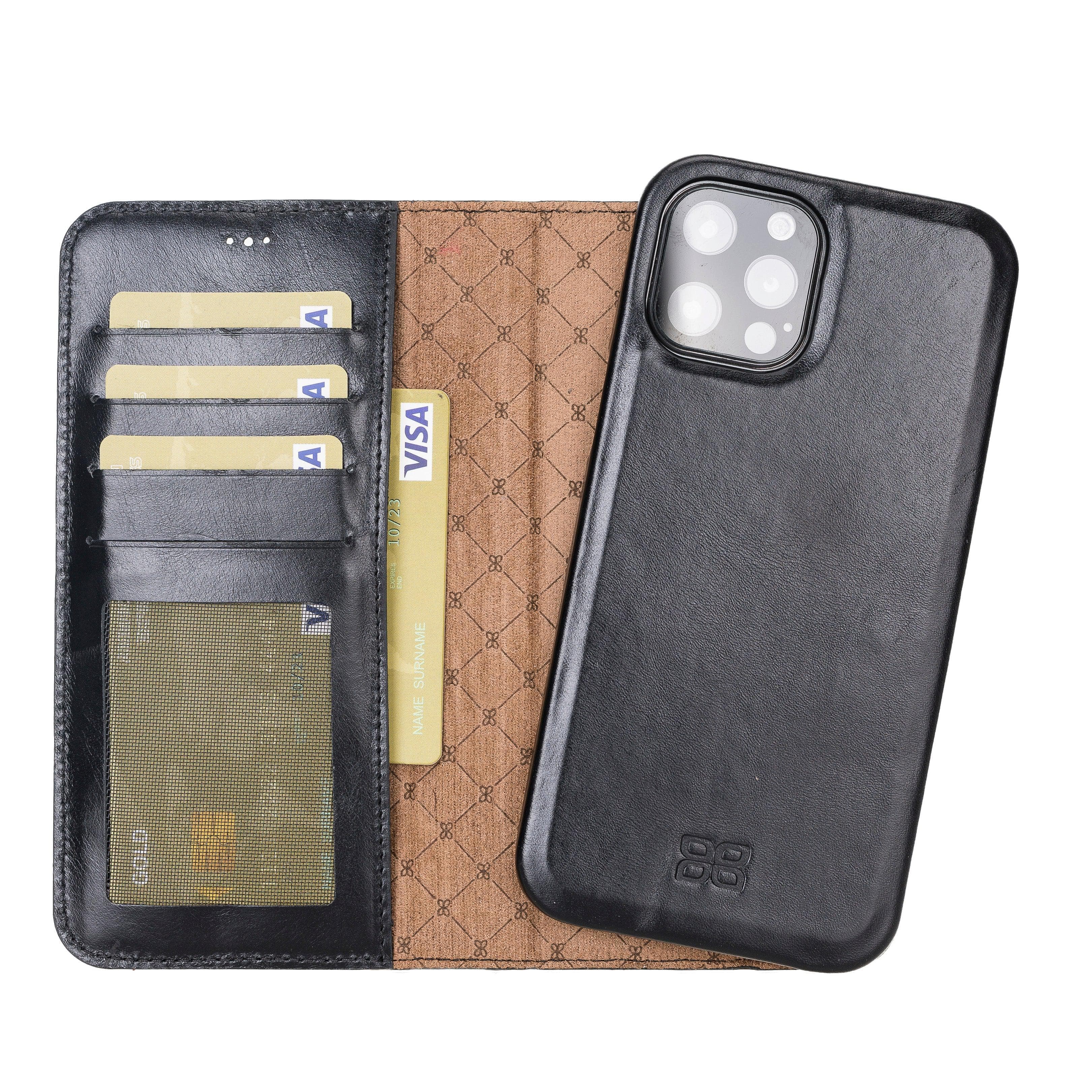 Mobile Phone Cases F360 Magnetic Detachable Leather Wallet Cases for Apple İphone 12 Series Bouletta Shop