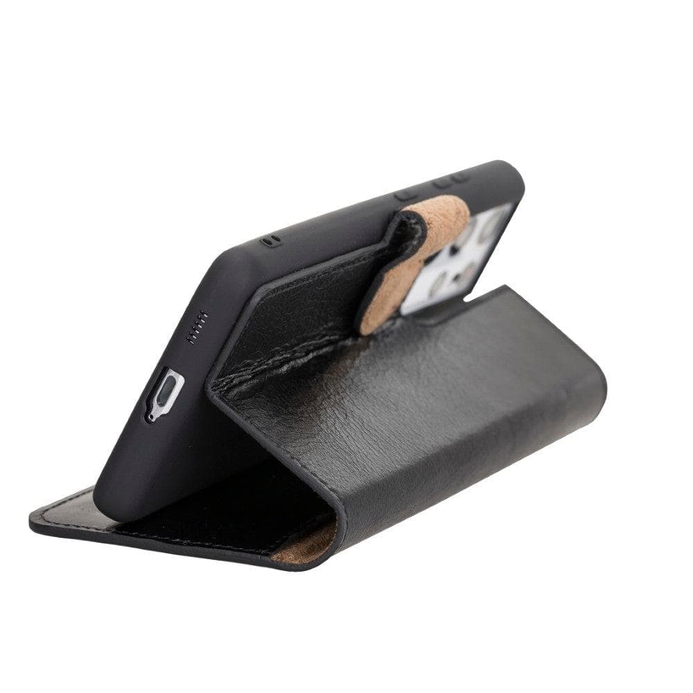 Mobile Phone Cases Non-Detachable Leather Wallet Cases for Samsung Galaxy S21 Series Bouletta Shop