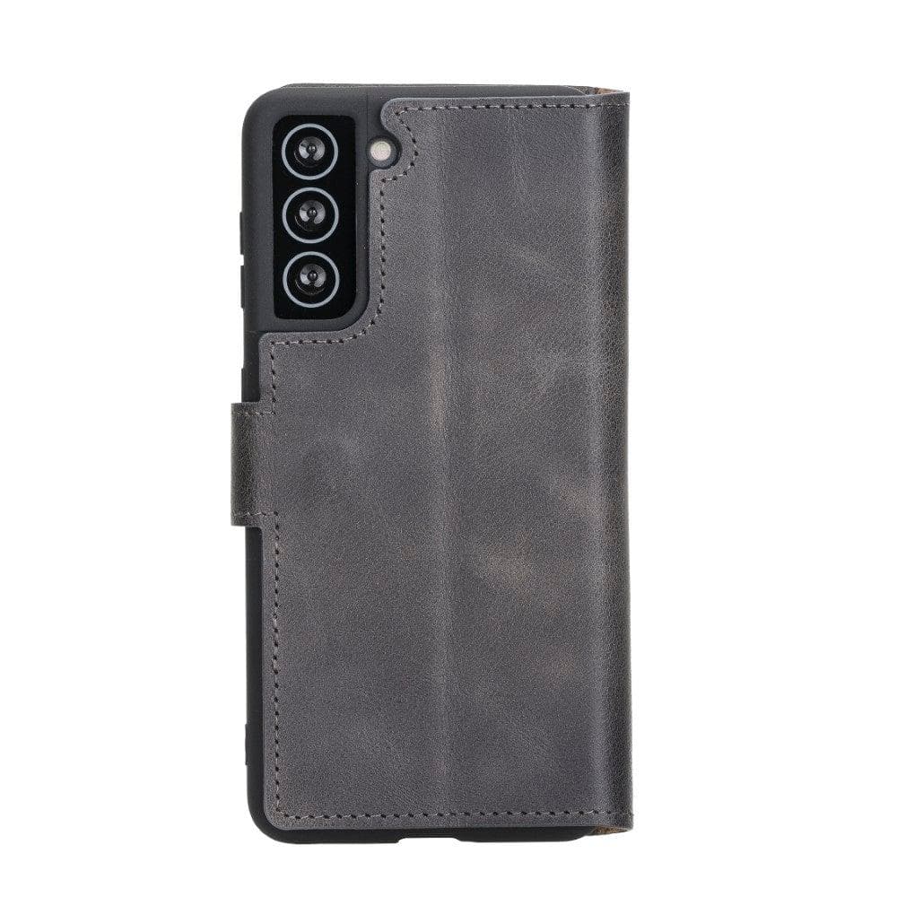 Mobile Phone Cases Non-Detachable Leather Wallet Cases for Samsung Galaxy S21 Series Bouletta Shop