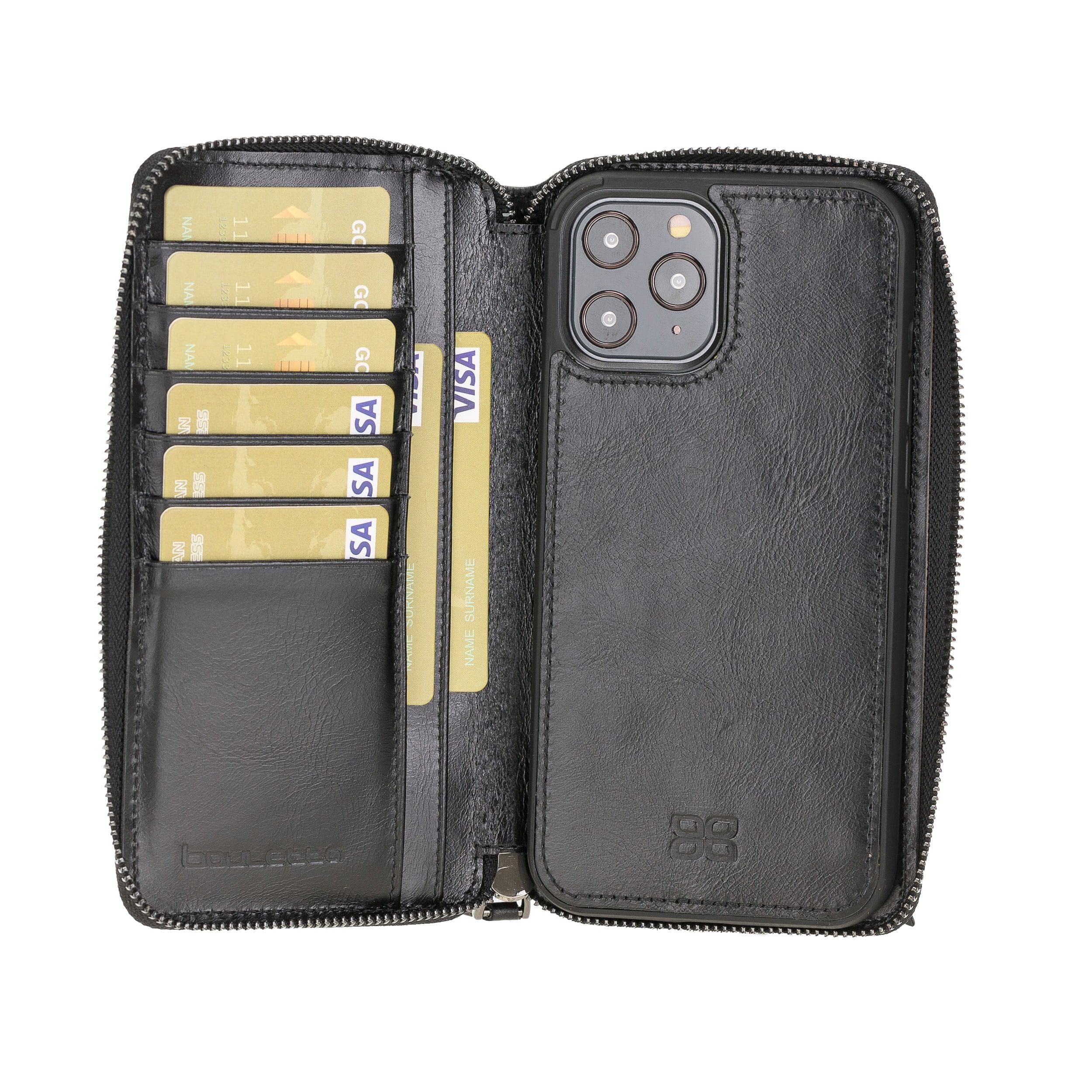 Mobile Phone Cases Pouch Magnetic Detachable Leather Wallet Cases for Apple İphone 12 Series Bouletta Shop