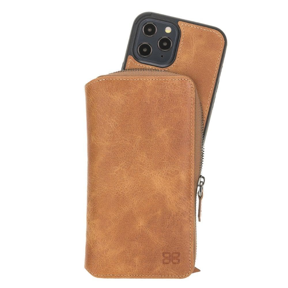 Mobile Phone Cases Pouch Magnetic Detachable Leather Wallet Cases for Apple İphone 12 Series Bouletta Shop