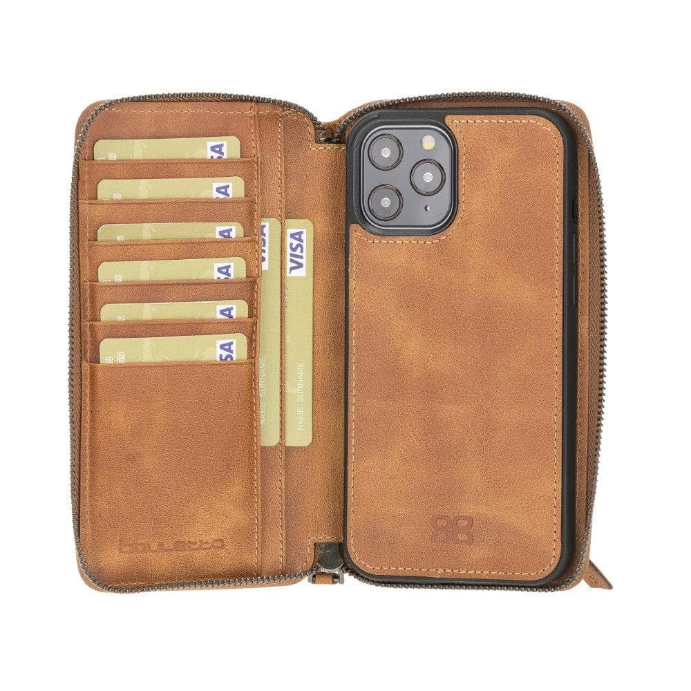 Mobile Phone Cases Pouch Magnetic Detachable Leather Wallet Cases for Apple İphone 12 Series Bouletta Shop