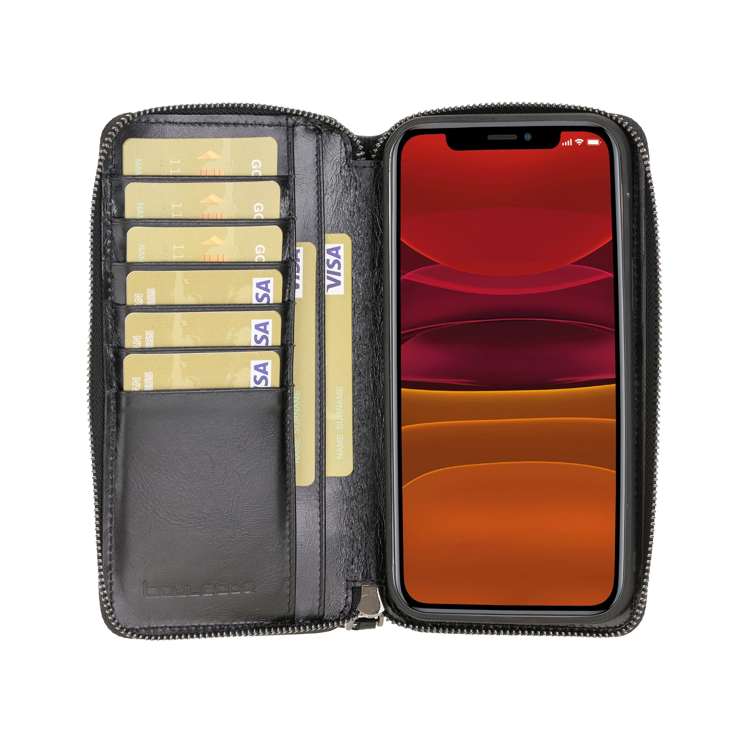 Mobile Phone Cases Pouch Magnetic Detachable Leather Wallet Cases for Apple İphone 12 Series Bouletta Shop