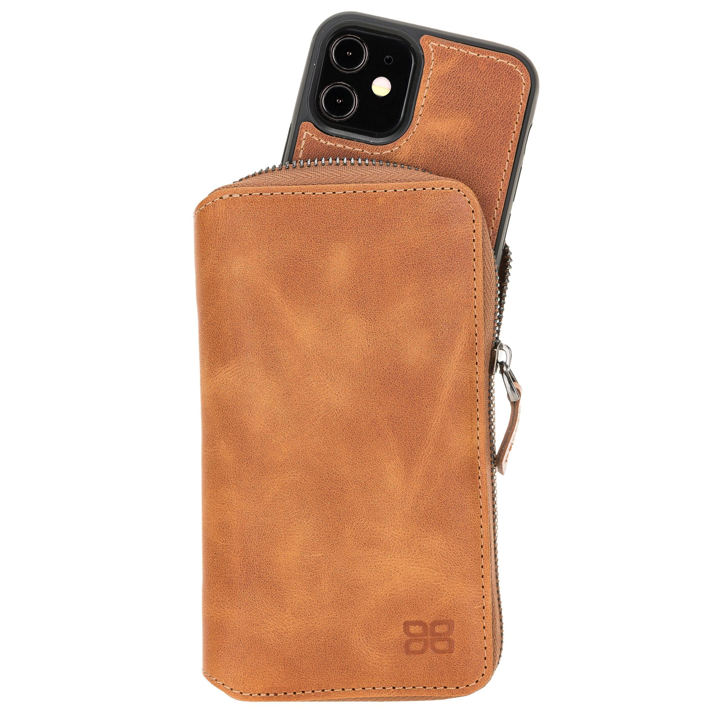Mobile Phone Cases Pouch Magnetic Detachable Leather Wallet Cases for Apple İphone 12 Series Bouletta Shop