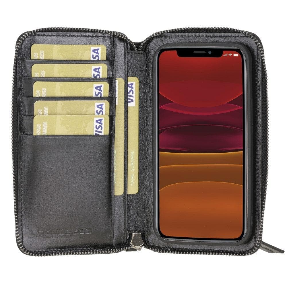 Mobile Phone Cases Pouch Magnetic Detachable Leather Wallet Cases for Apple İphone 12 Series Bouletta Shop