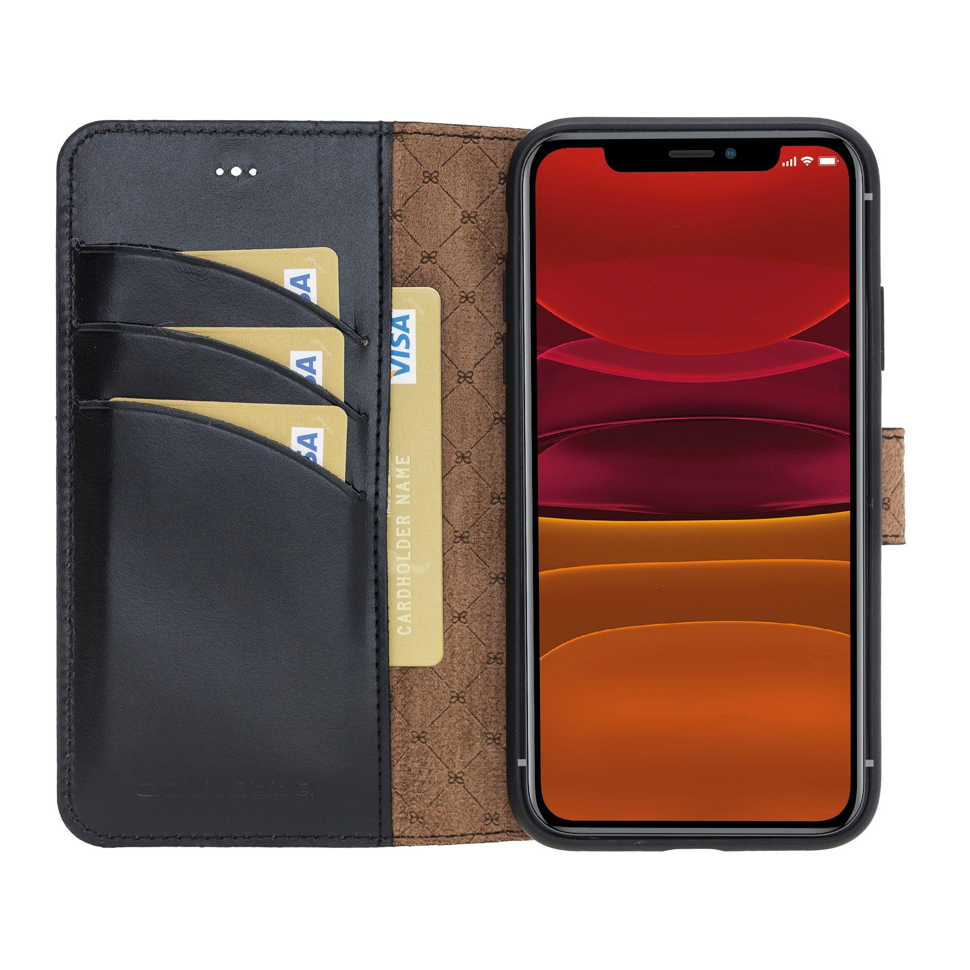 Mobile Phone Cases Wallet Folio with ID Slot Leather Wallet Case For Apple iPhone 11 Series Bouletta Shop
