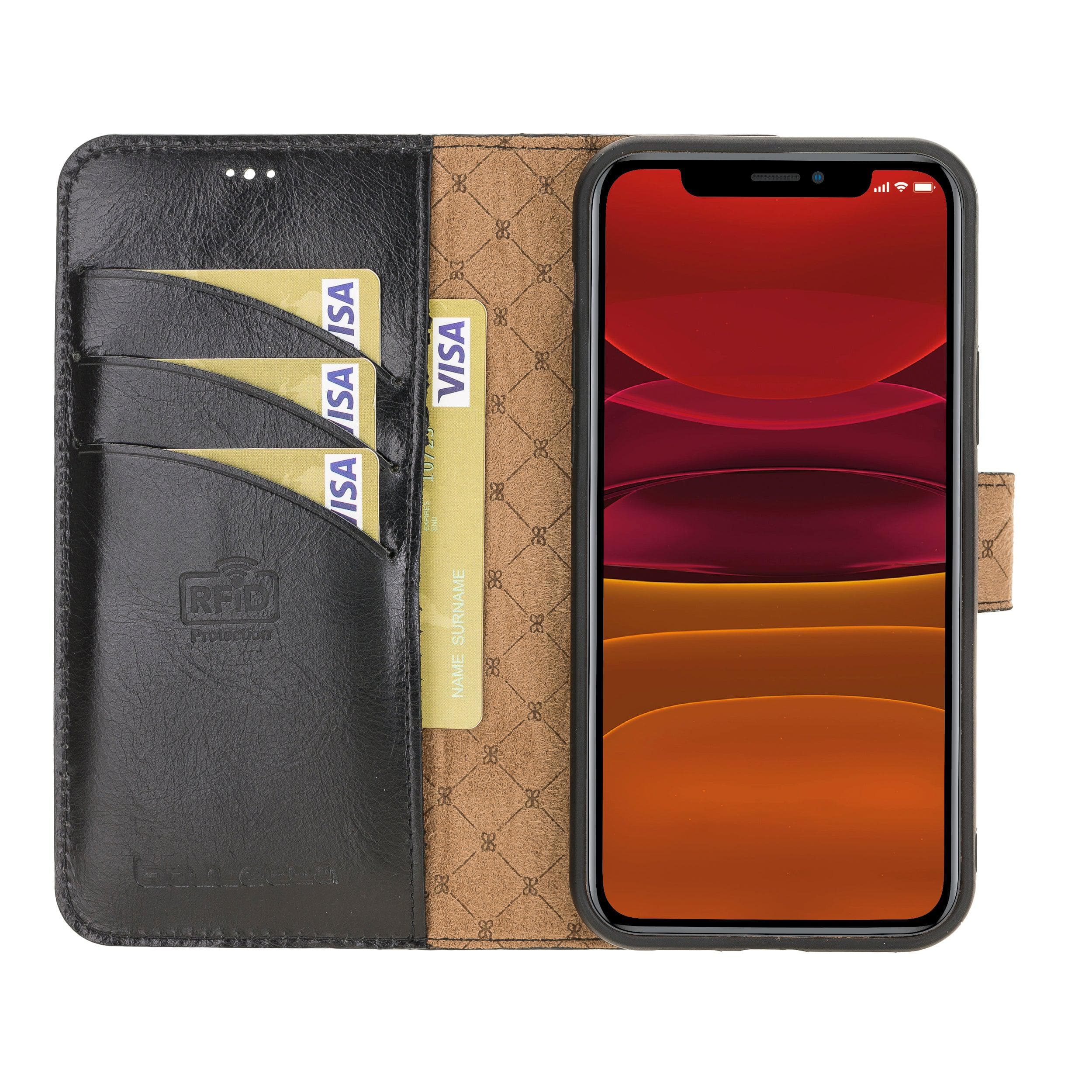 Mobile Phone Cases Wallet Folio With ID Slot Leather Wallet Cases for Apple İphone 12 Series Bouletta Shop