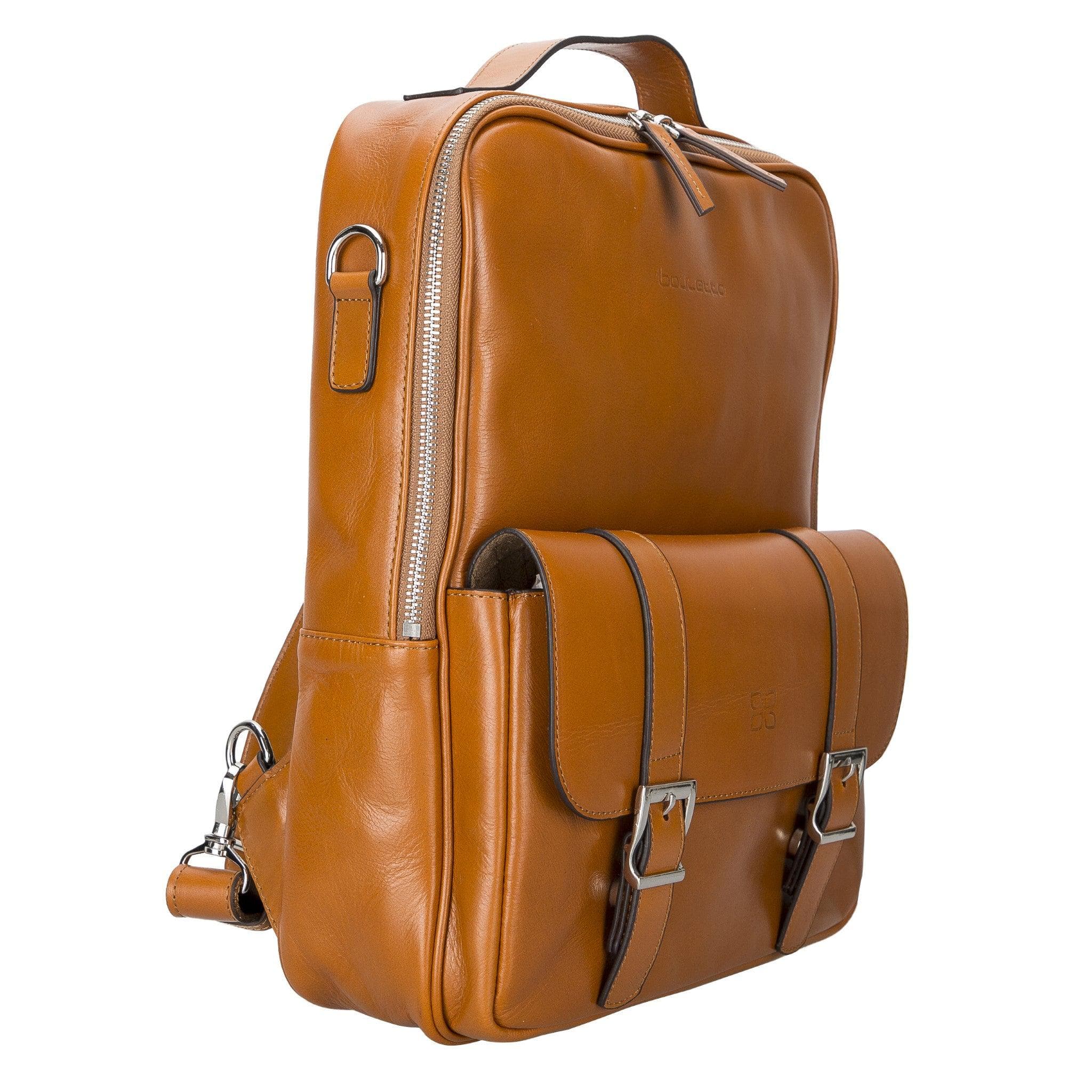 Molde Unisex Genuine Leather Backpack for Daily Life or Laptop / MacBook Tan Bouletta LTD