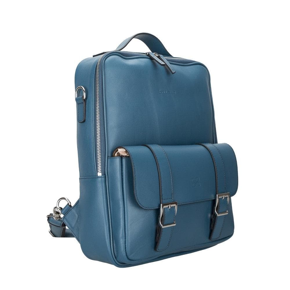 Molde Unisex Genuine Leather Backpack for Daily Life or Laptop / MacBook Blue Bouletta LTD