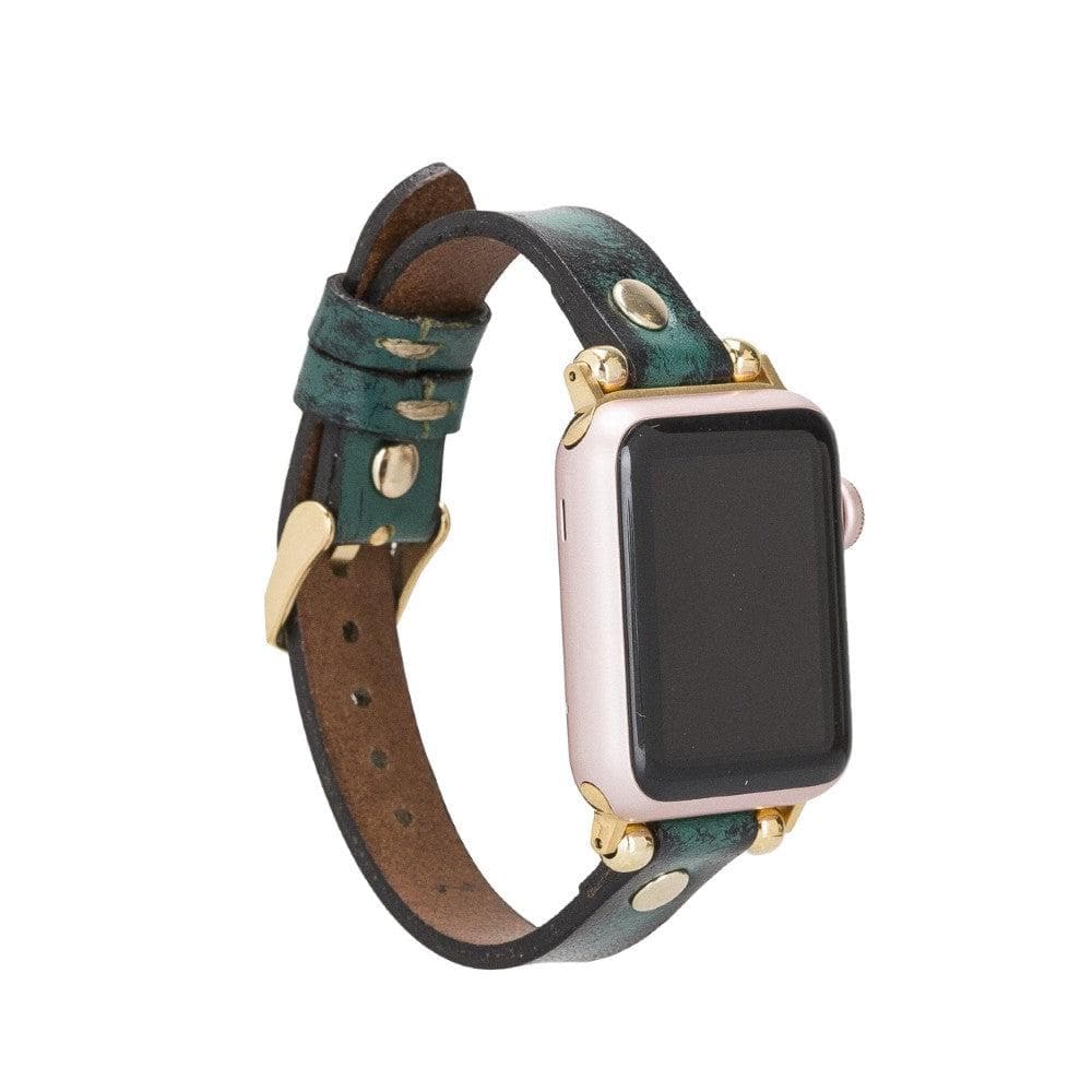 Osborn Apple Watch Leather Strap Gold / V6 Bouletta LTD