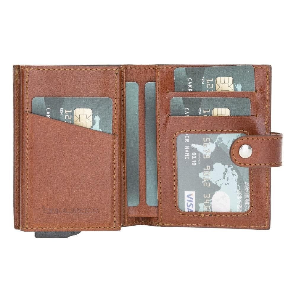 Palermo Zip Mechanical Leather Card Holder Bouletta LTD