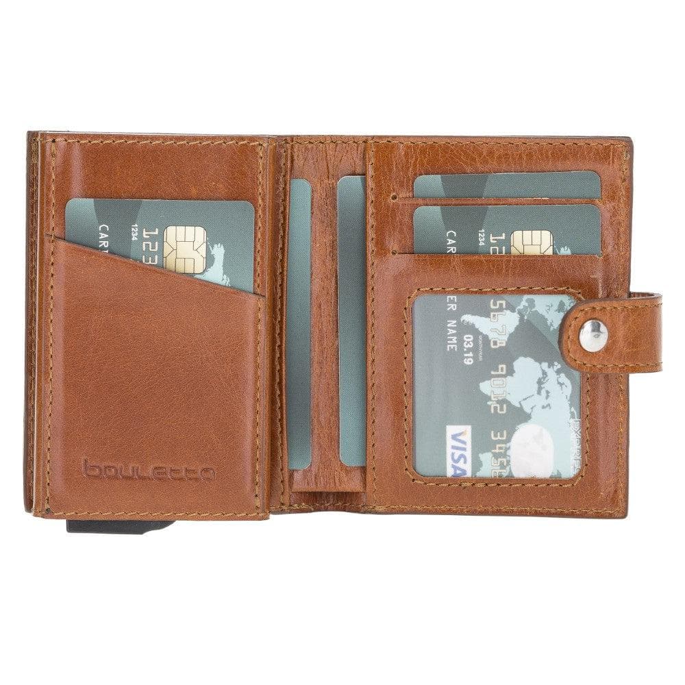 Palermo Zip Mechanical Leather Card Holder Bouletta LTD