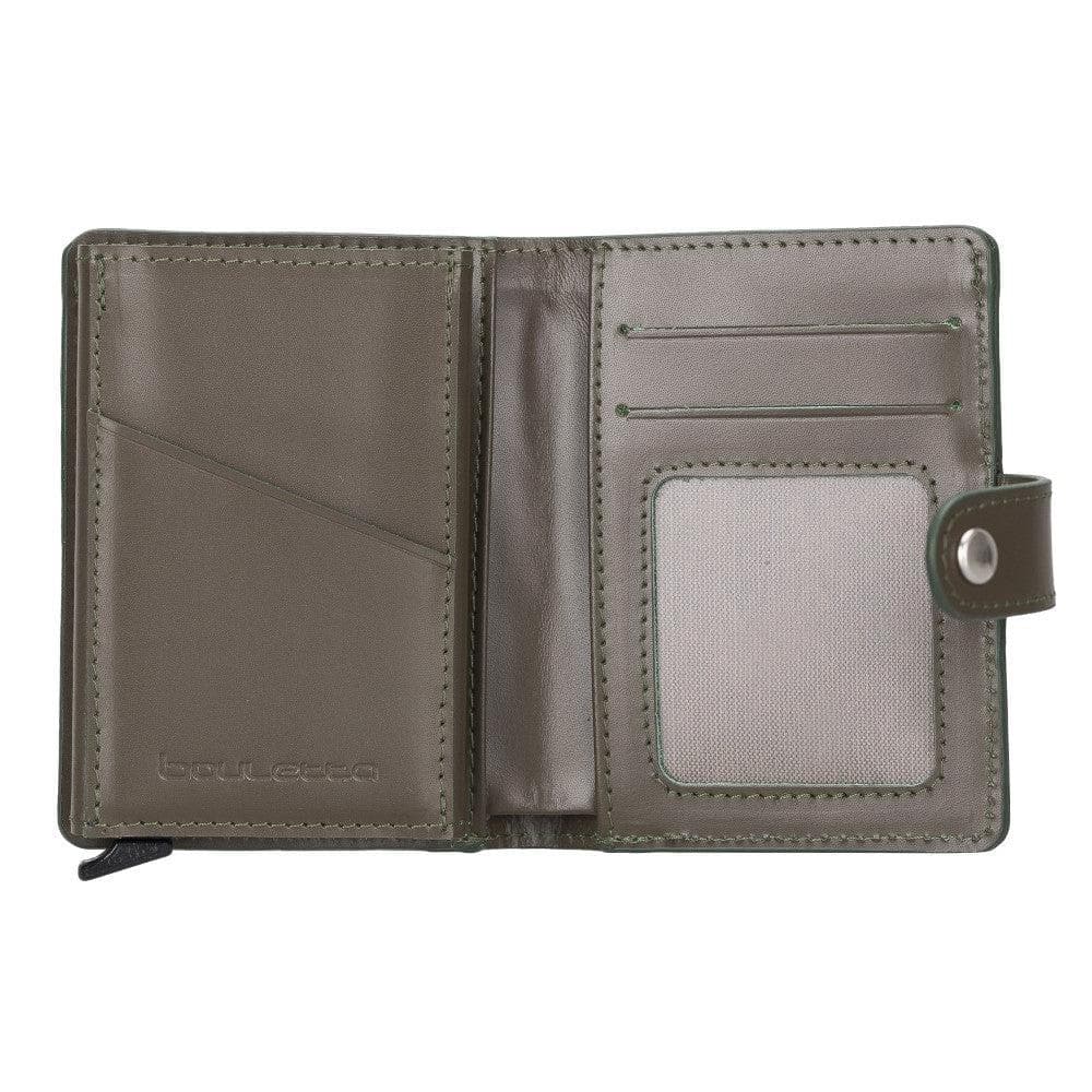 Palermo Zip Mechanical Leather Card Holder Bouletta LTD