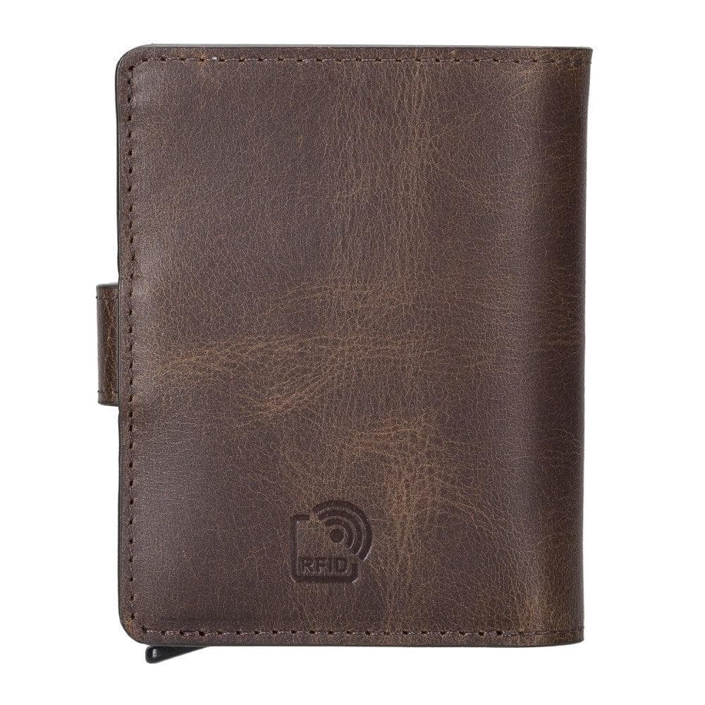 Palermo Zip Mechanical Leather Card Holder Bouletta LTD