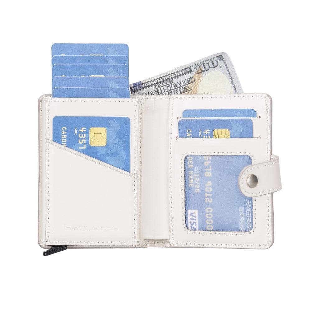 Palermo Zip Mechanical Leather Card Holder Bouletta LTD