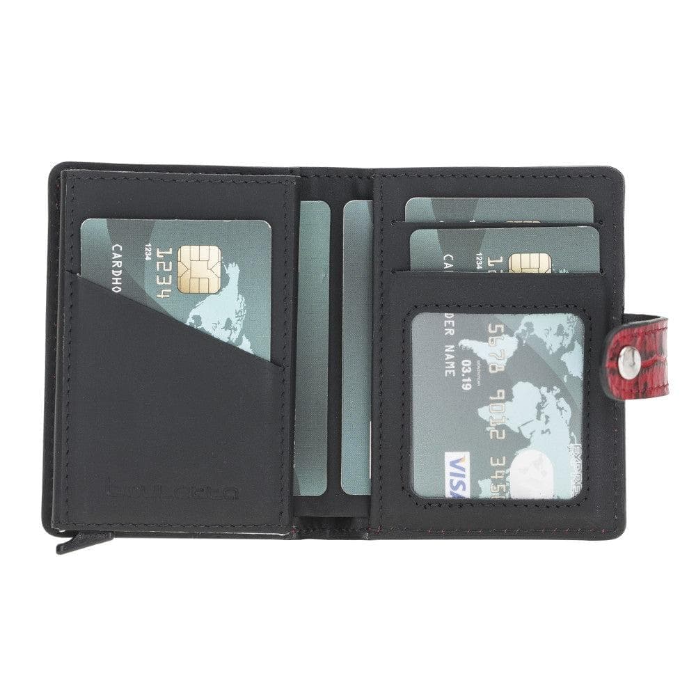 Palermo Zip Mechanical Leather Card Holder Bouletta LTD