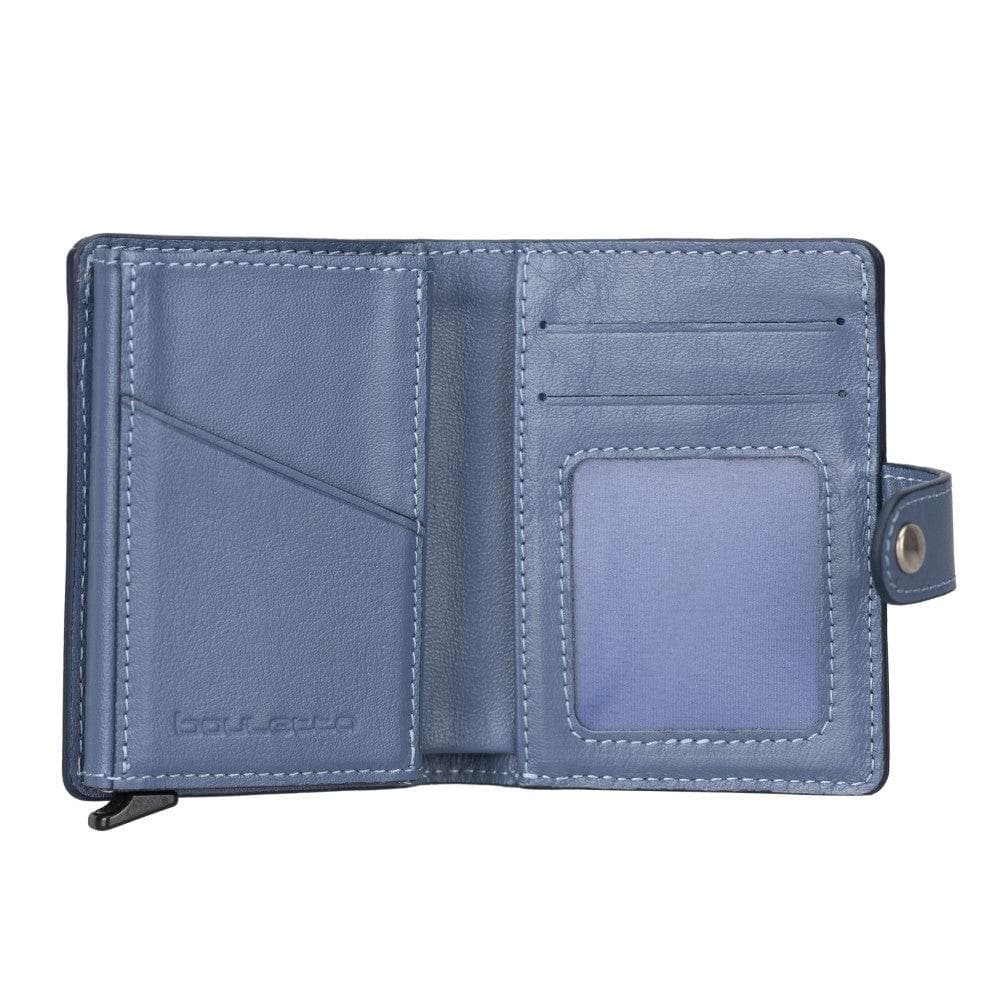 Palermo Zip Mechanical Leather Card Holder Bouletta LTD