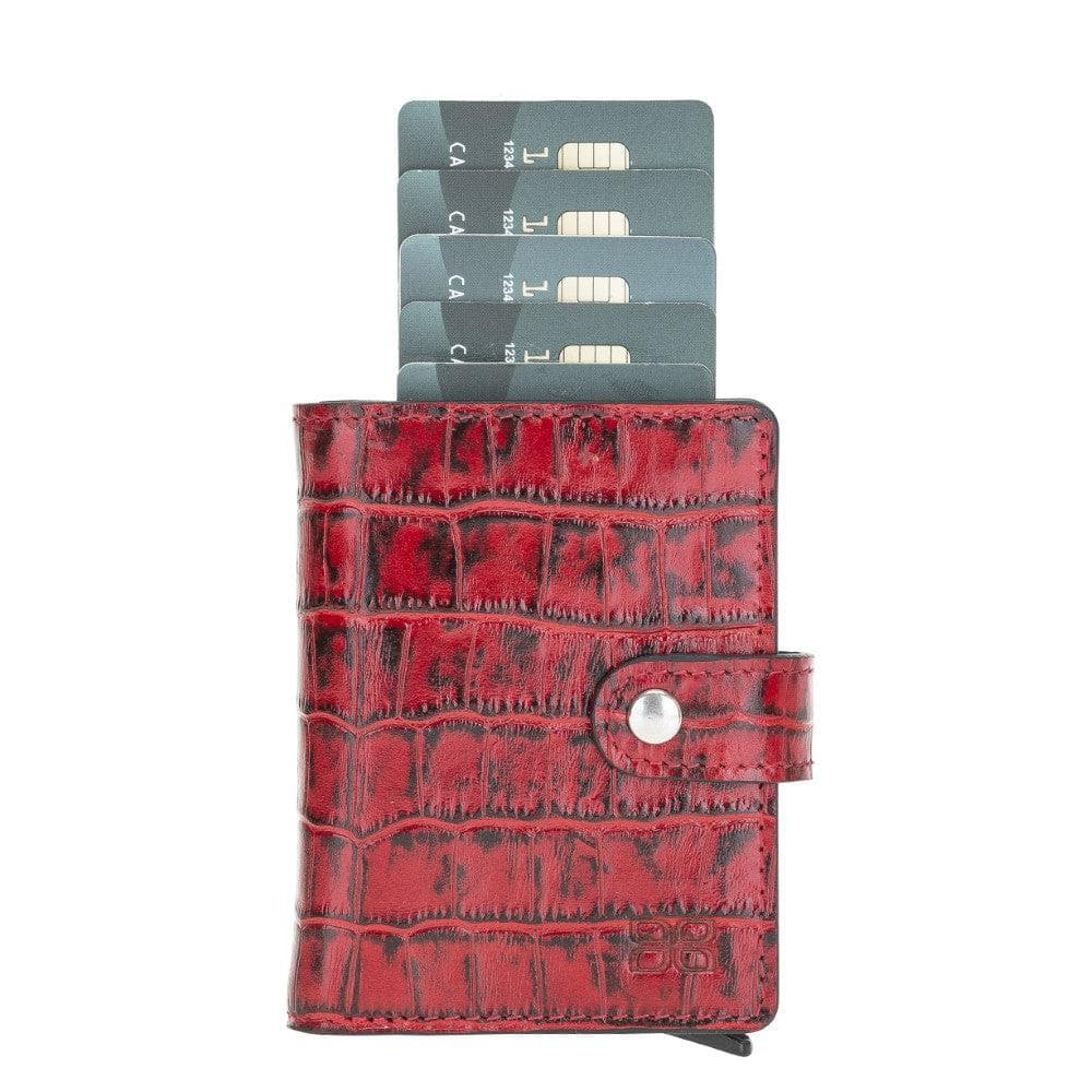 Palermo Zip Mechanical Leather Card Holder Bouletta LTD