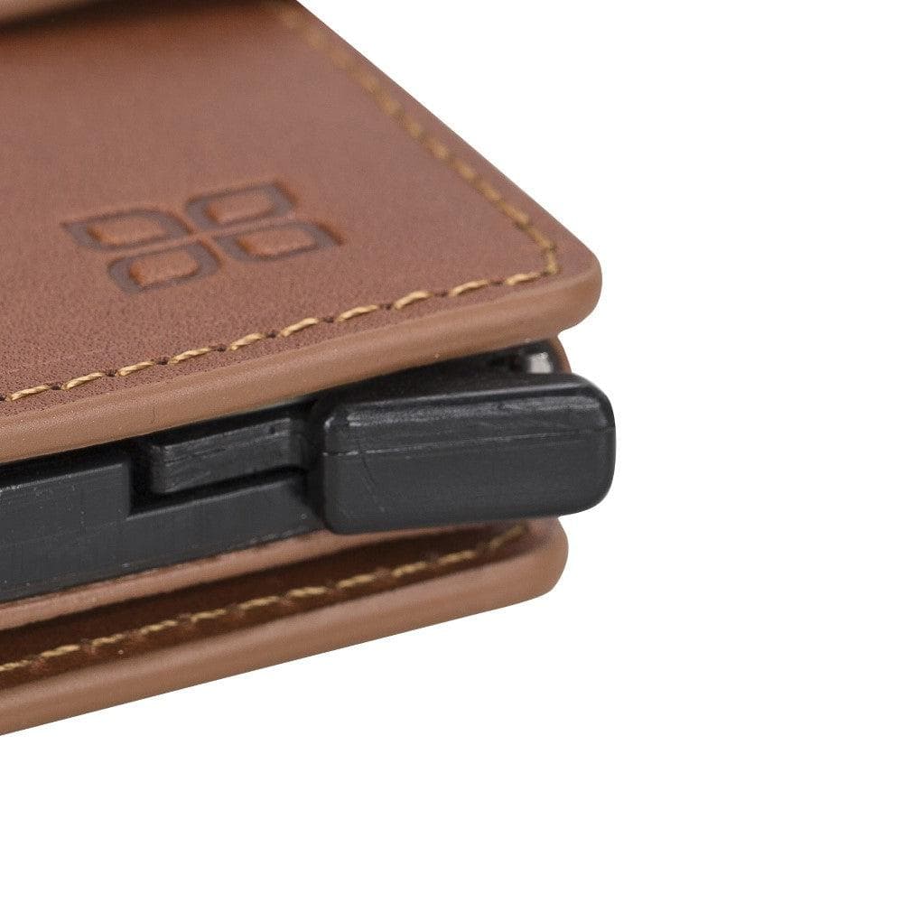 Palermo Zip Mechanical Leather Card Holder Bouletta LTD