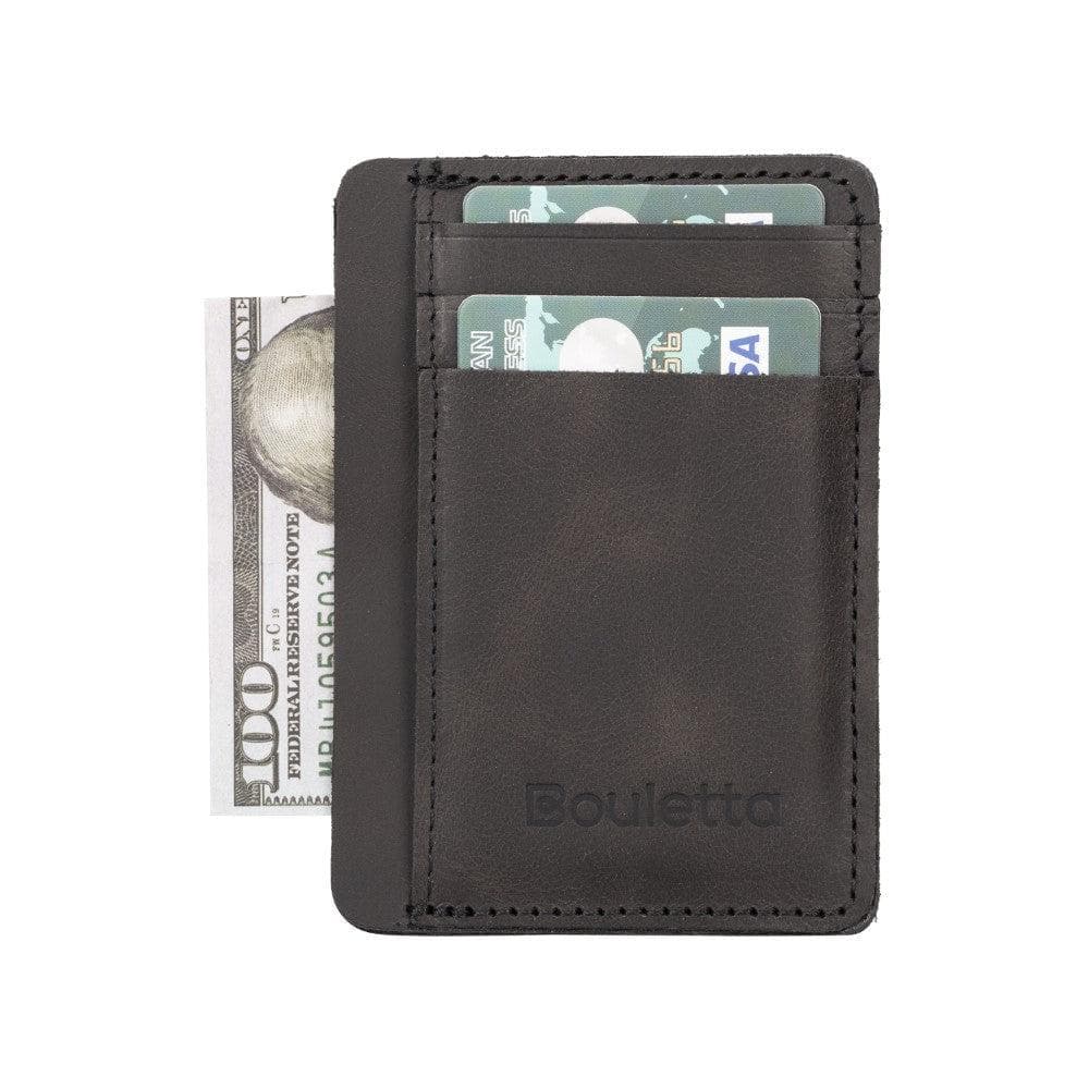 Parma Leather Card Holder Brown Bouletta LTD