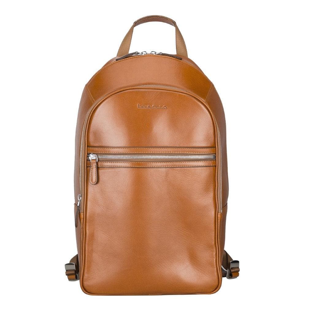 Pella Genuine Leather Backpack & Rucksack - Handmade and Customizable Tan Bouletta LTD