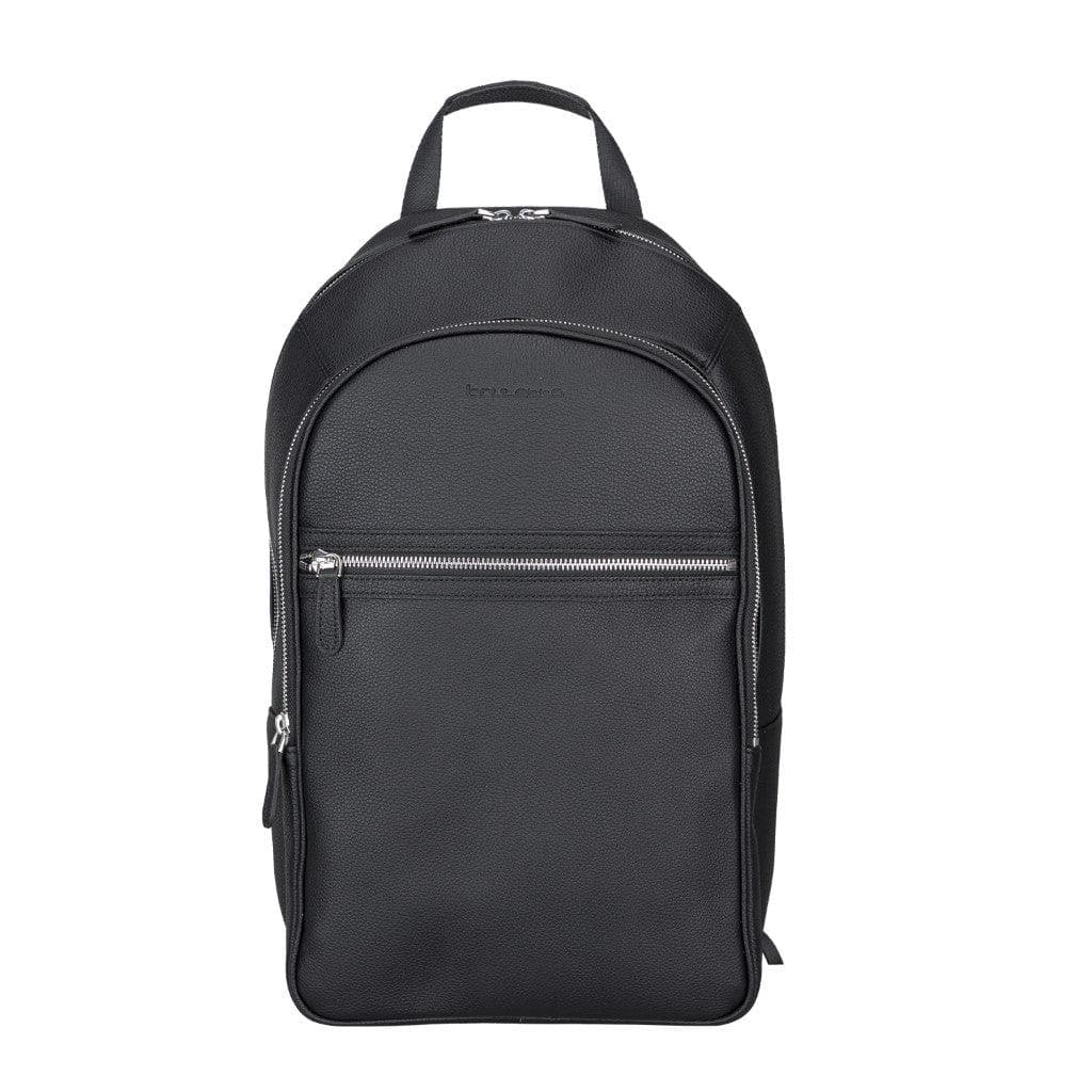 Pella Genuine Leather Backpack & Rucksack - Handmade and Customizable Floater Black Bouletta LTD