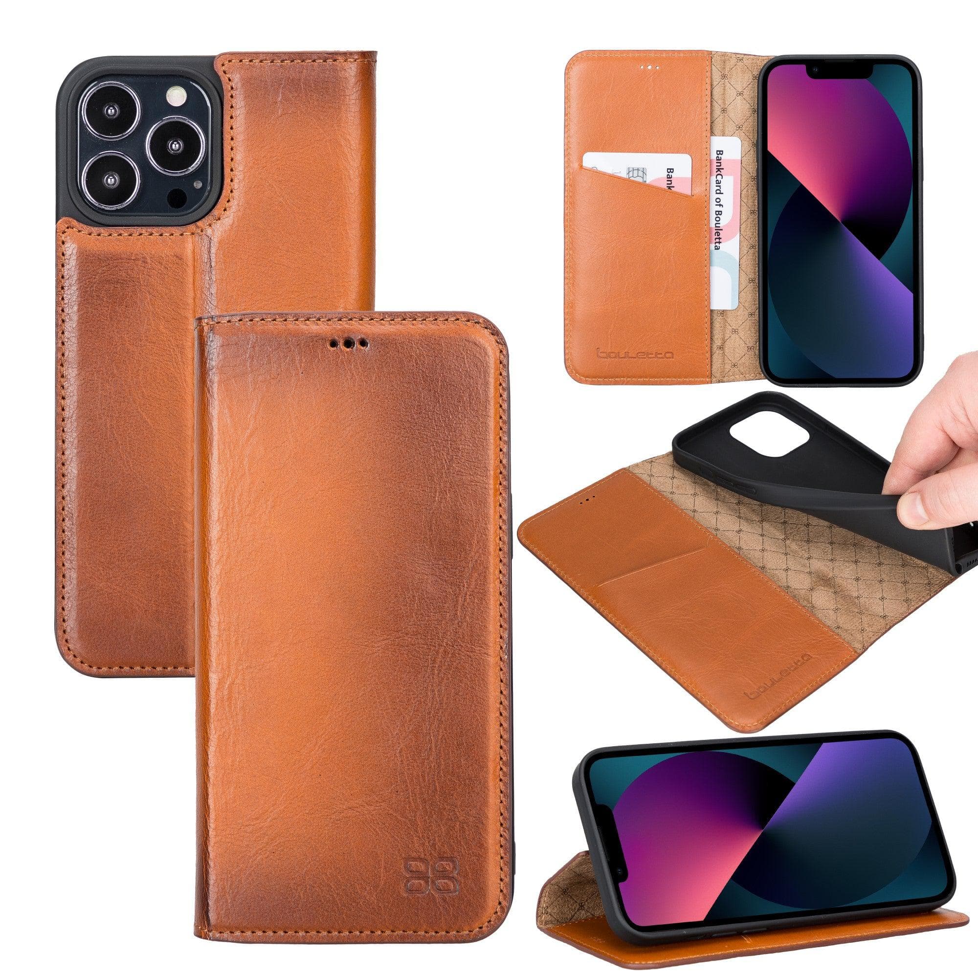 Phone Case Brooks Leather Slim Wallet Case for Apple iPhone 13 Series Bouletta