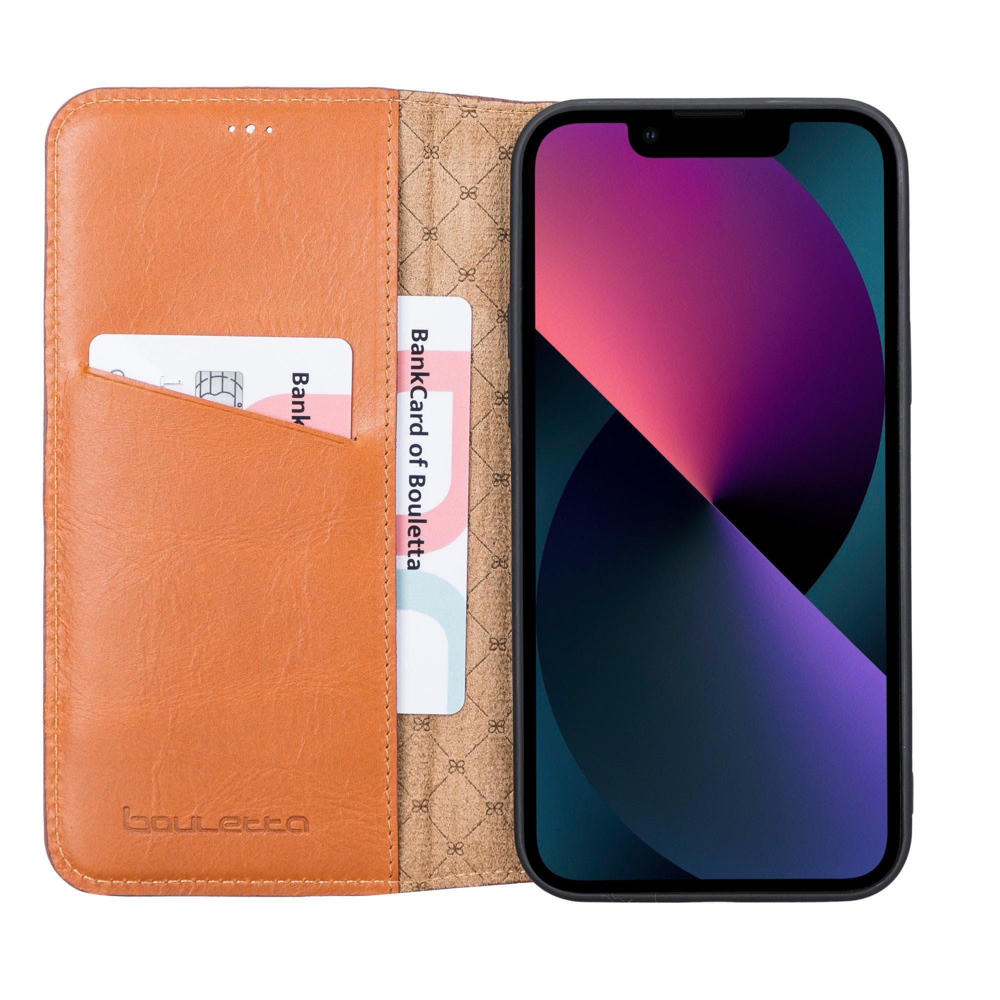 Phone Case Brooks Leather Slim Wallet Case for Apple iPhone 13 Series Bouletta