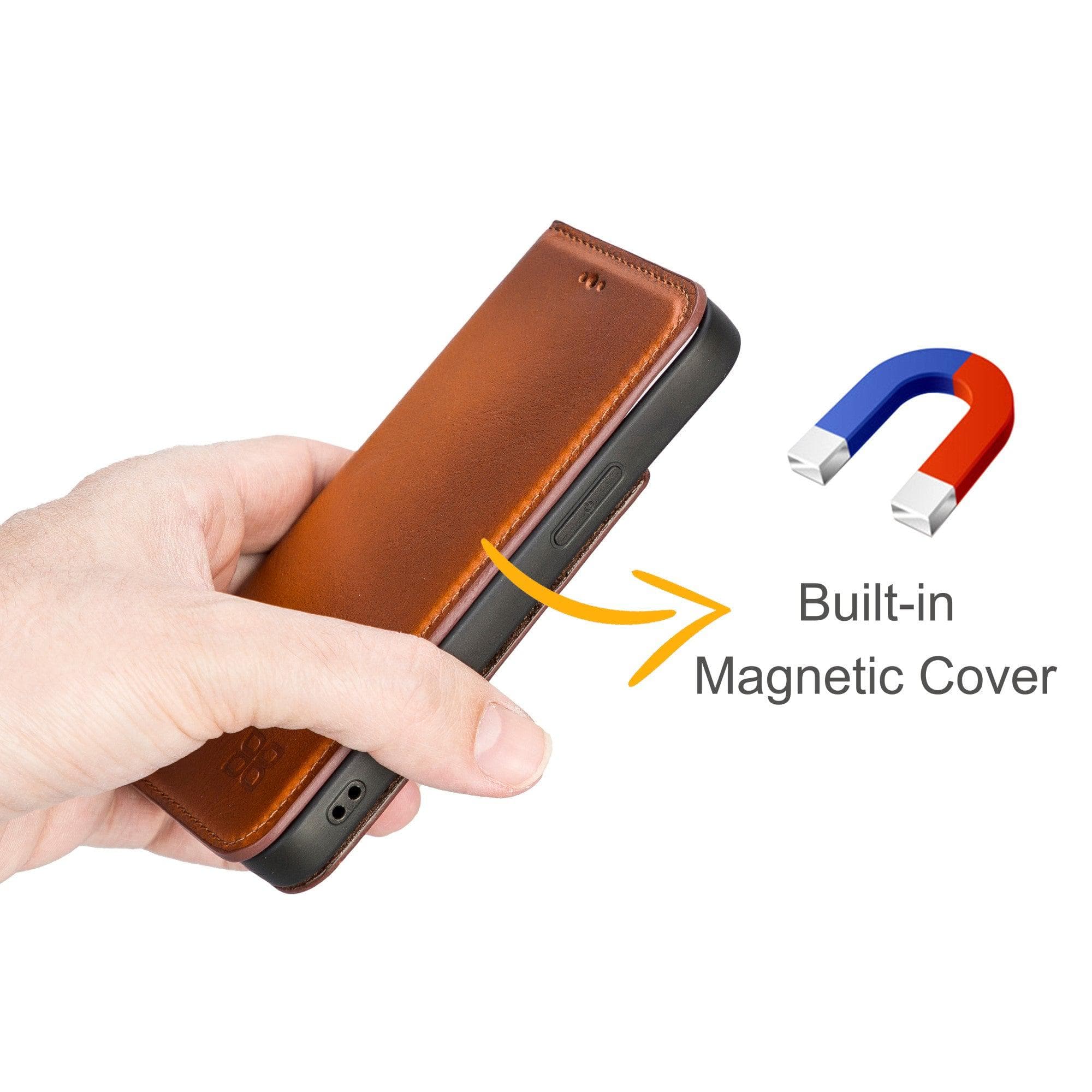 Phone Case Brooks Leather Slim Wallet Case for Apple iPhone 13 Series Bouletta