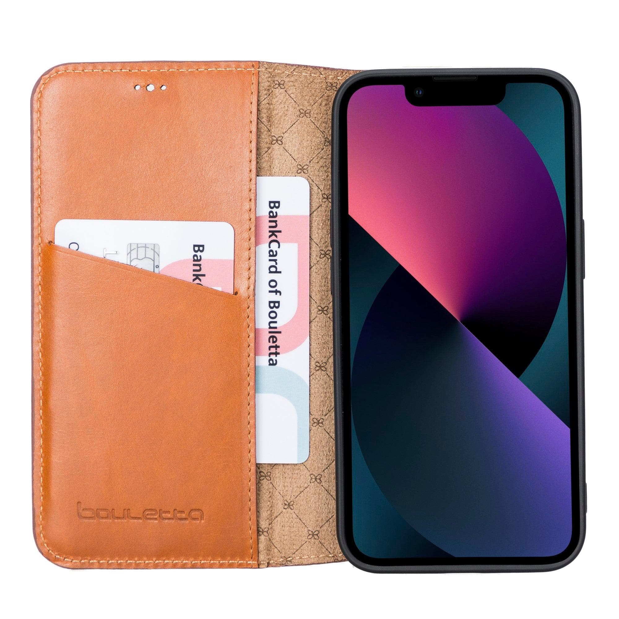 Phone Case Brooks Leather Slim Wallet Case for Apple iPhone 13 Series Bouletta