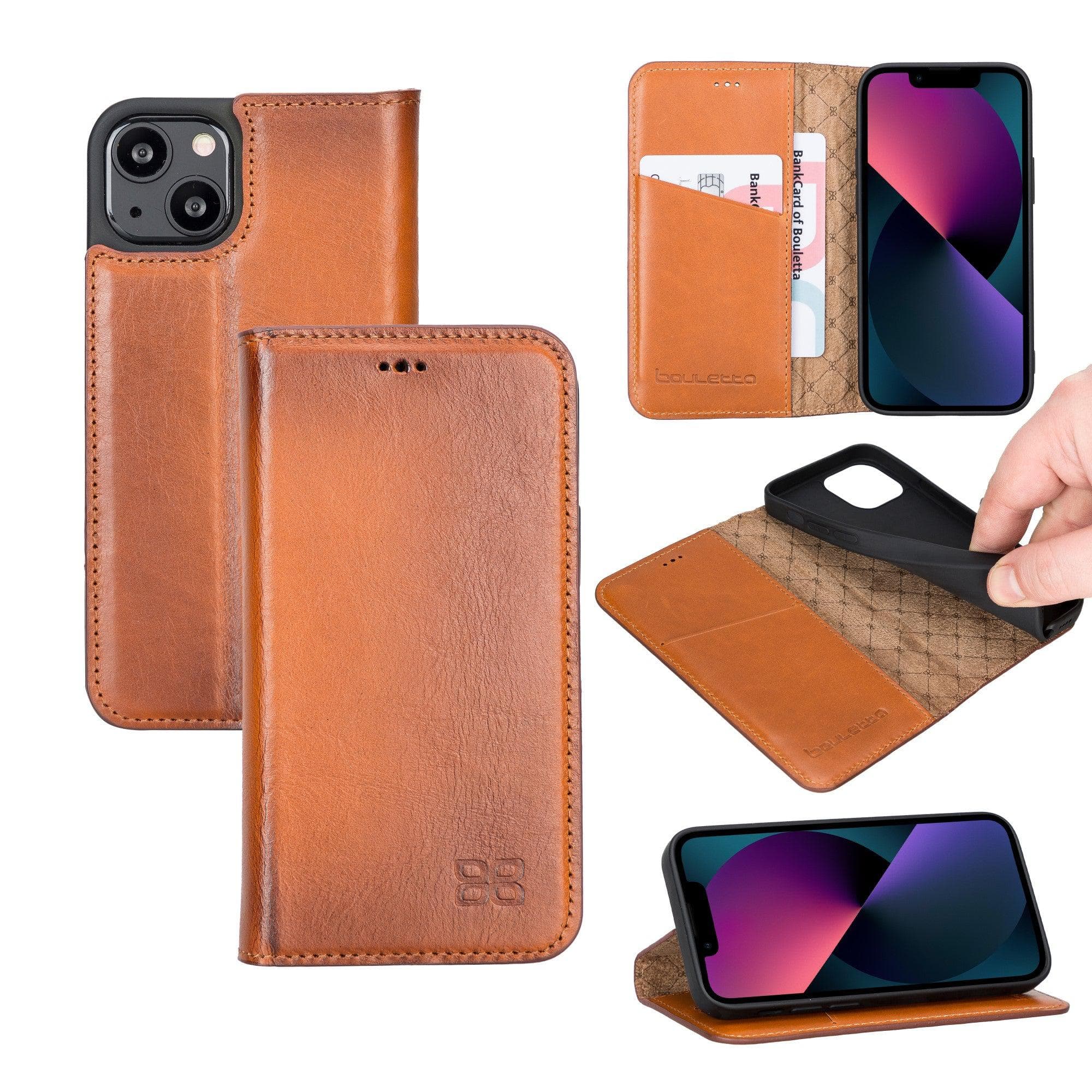 Phone Case Brooks Leather Slim Wallet Case for Apple iPhone 13 Series Bouletta
